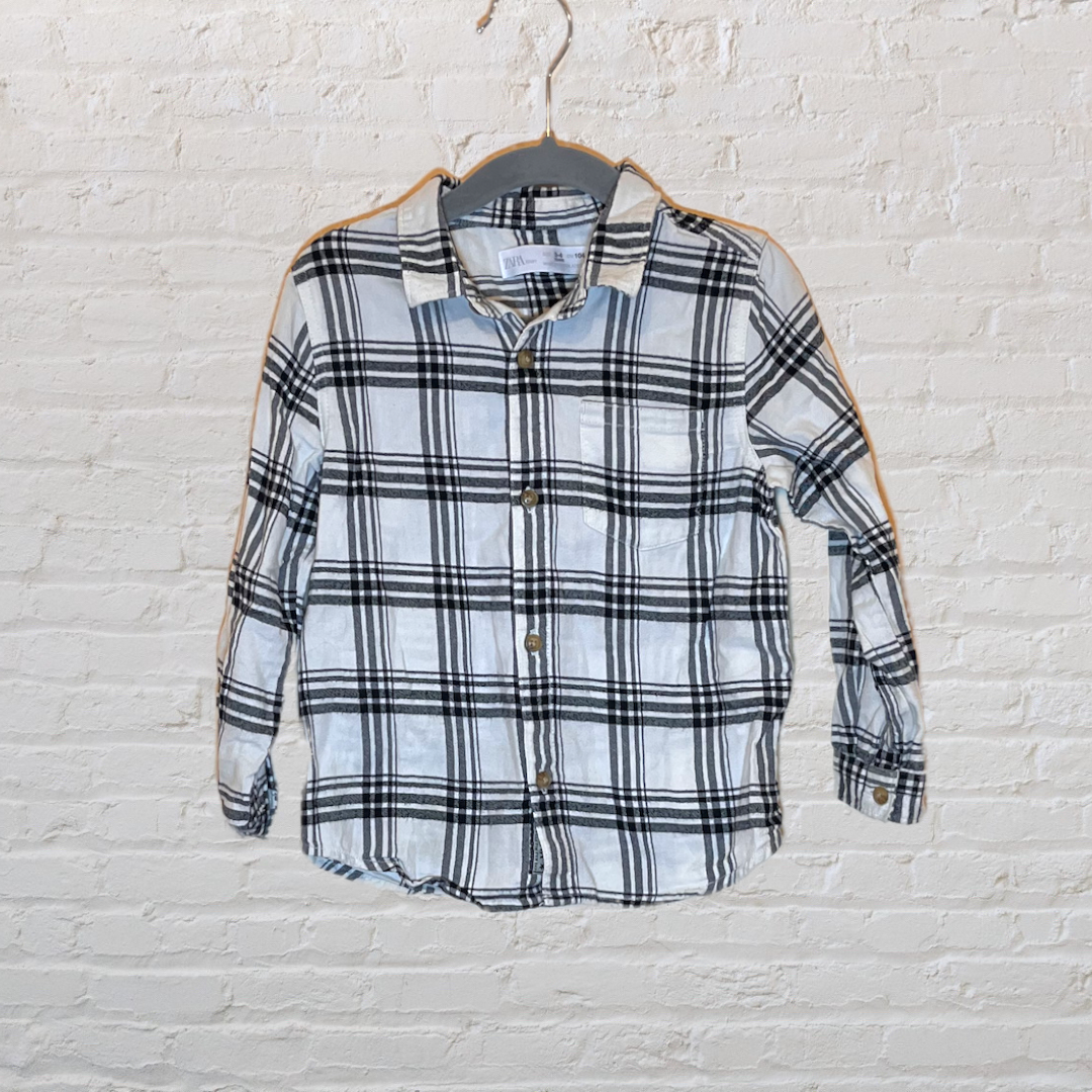 Zara Soft Plaid Shirt (4T)