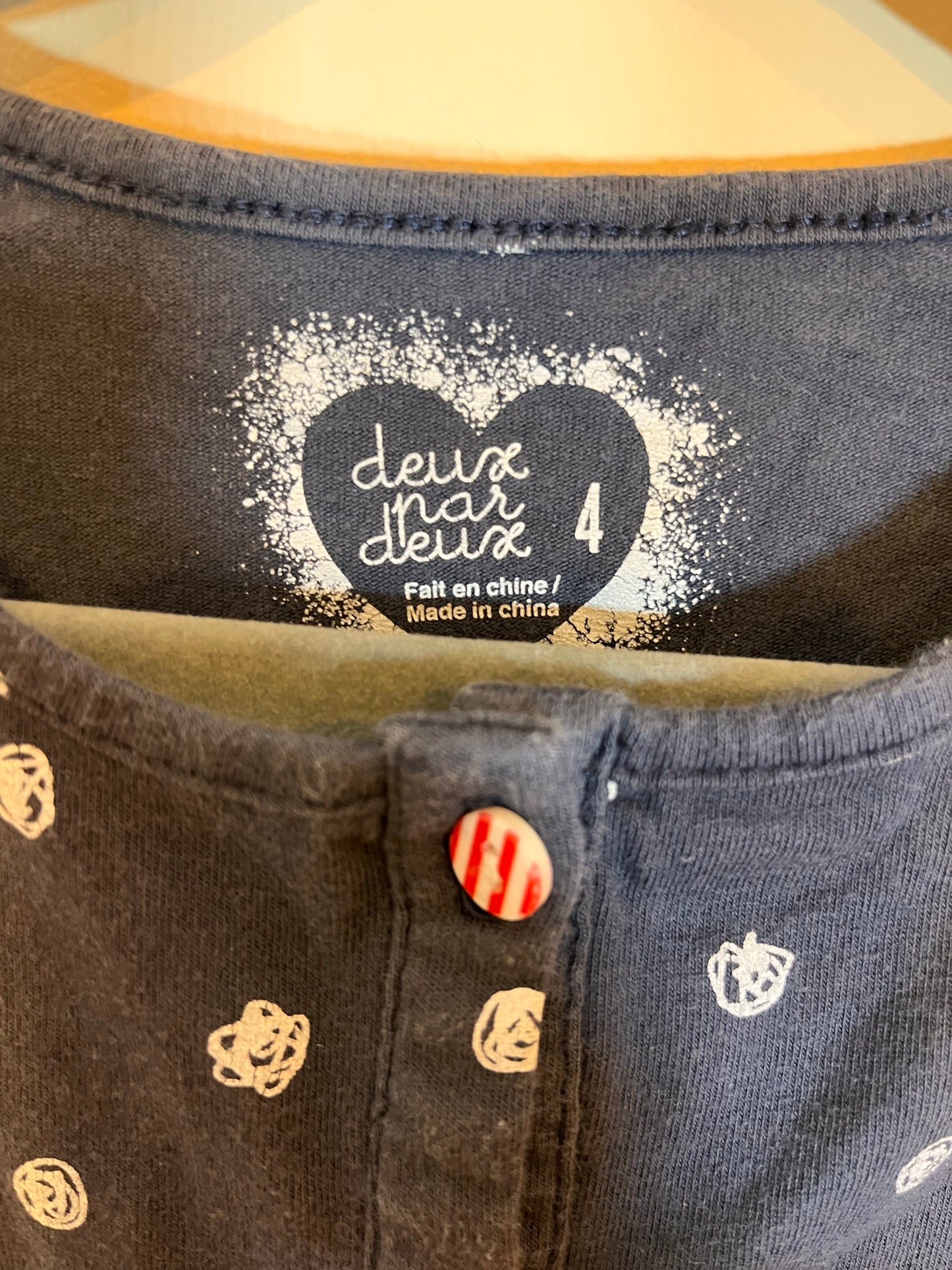 Deux Par Deux Button-Up Cardigan (4T)