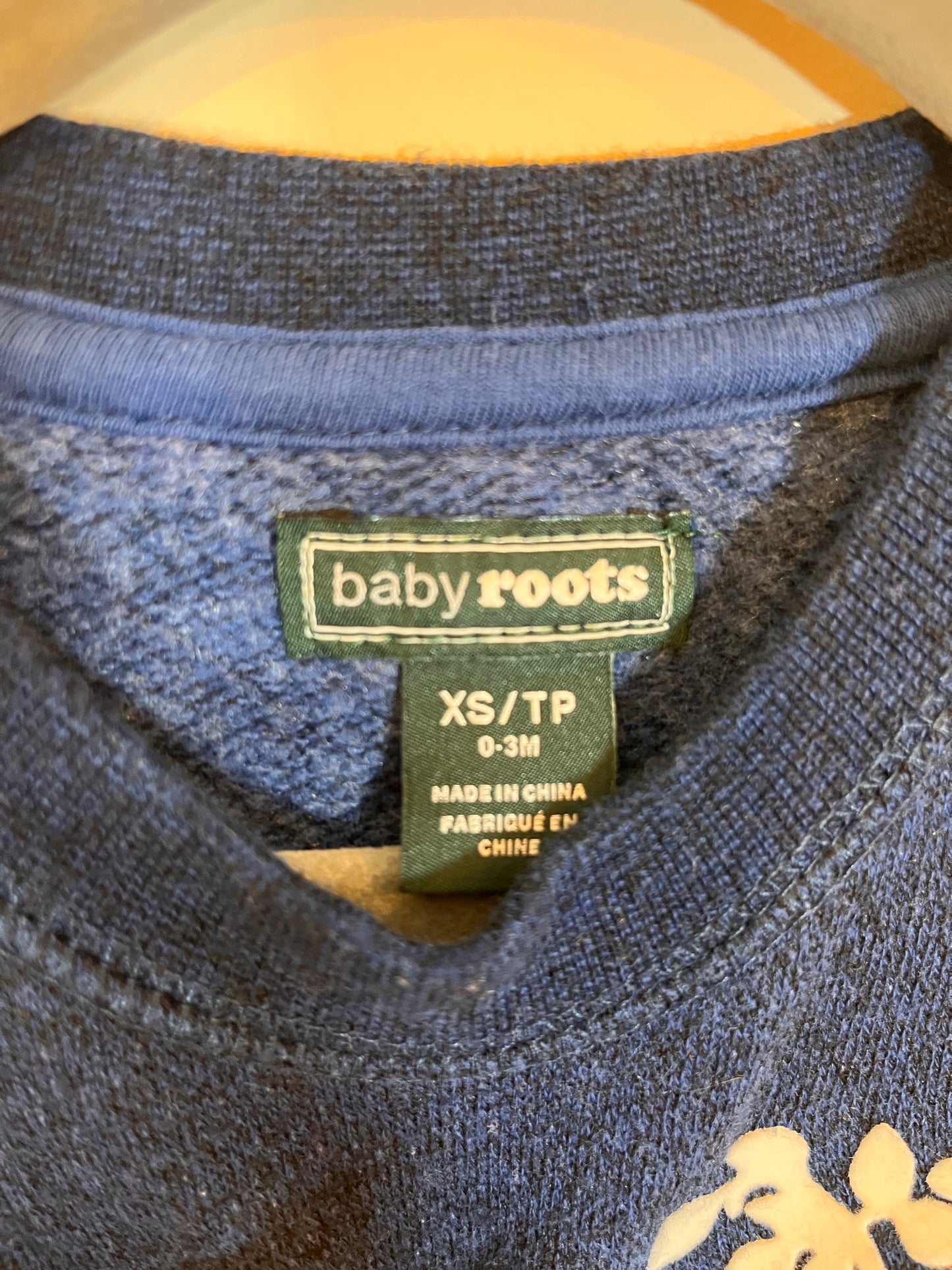 Roots Logo Crewneck Sweater (0-3)