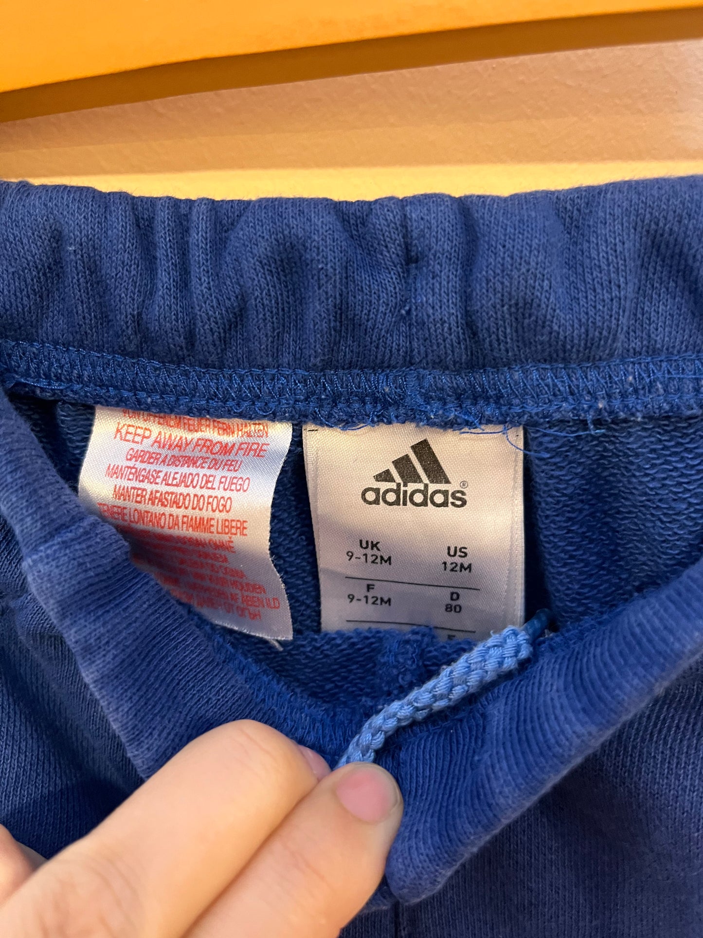 Adidas Side-Stripe Joggers (12M)