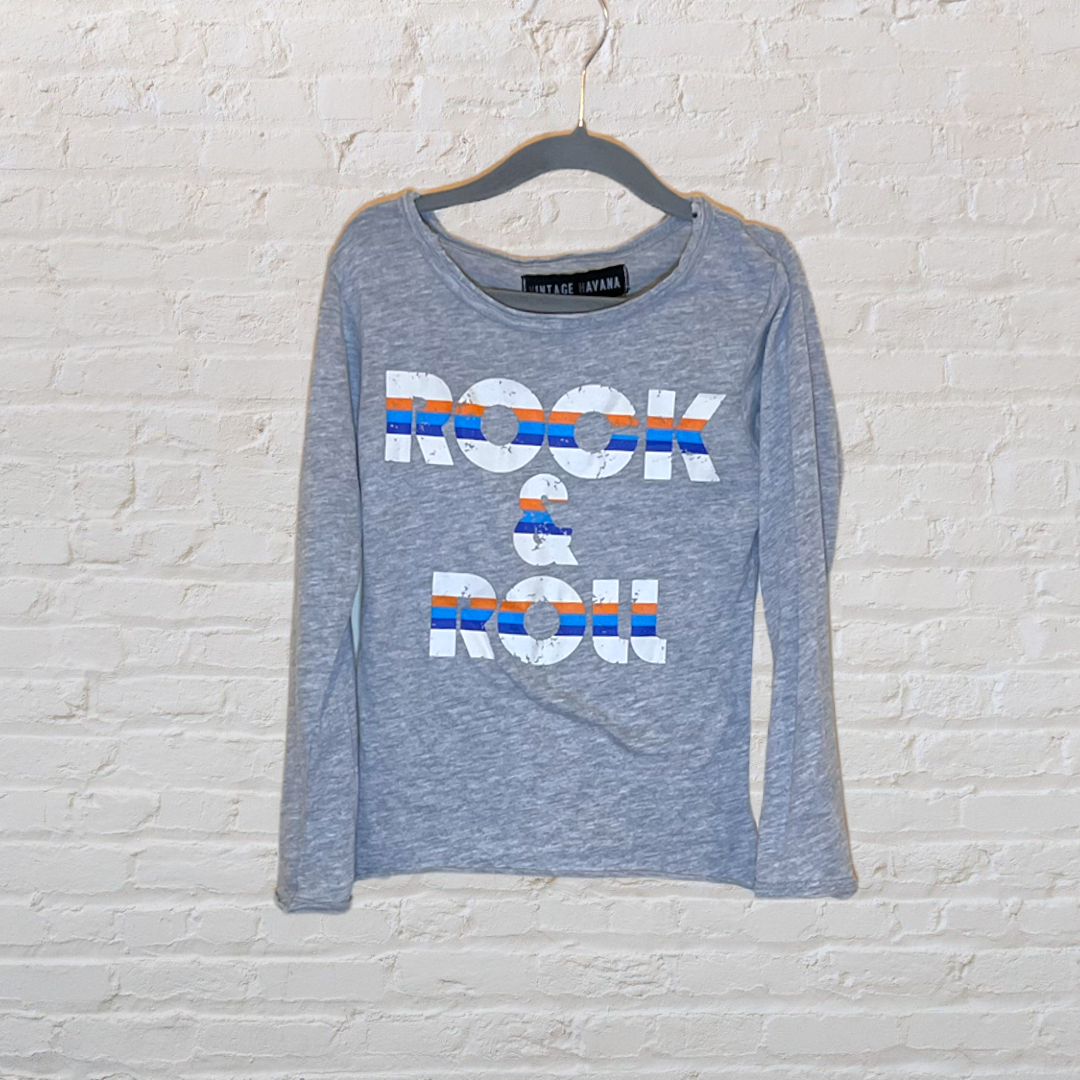 Vintage Havana "Rock & Roll" Long-Sleeve (4T)