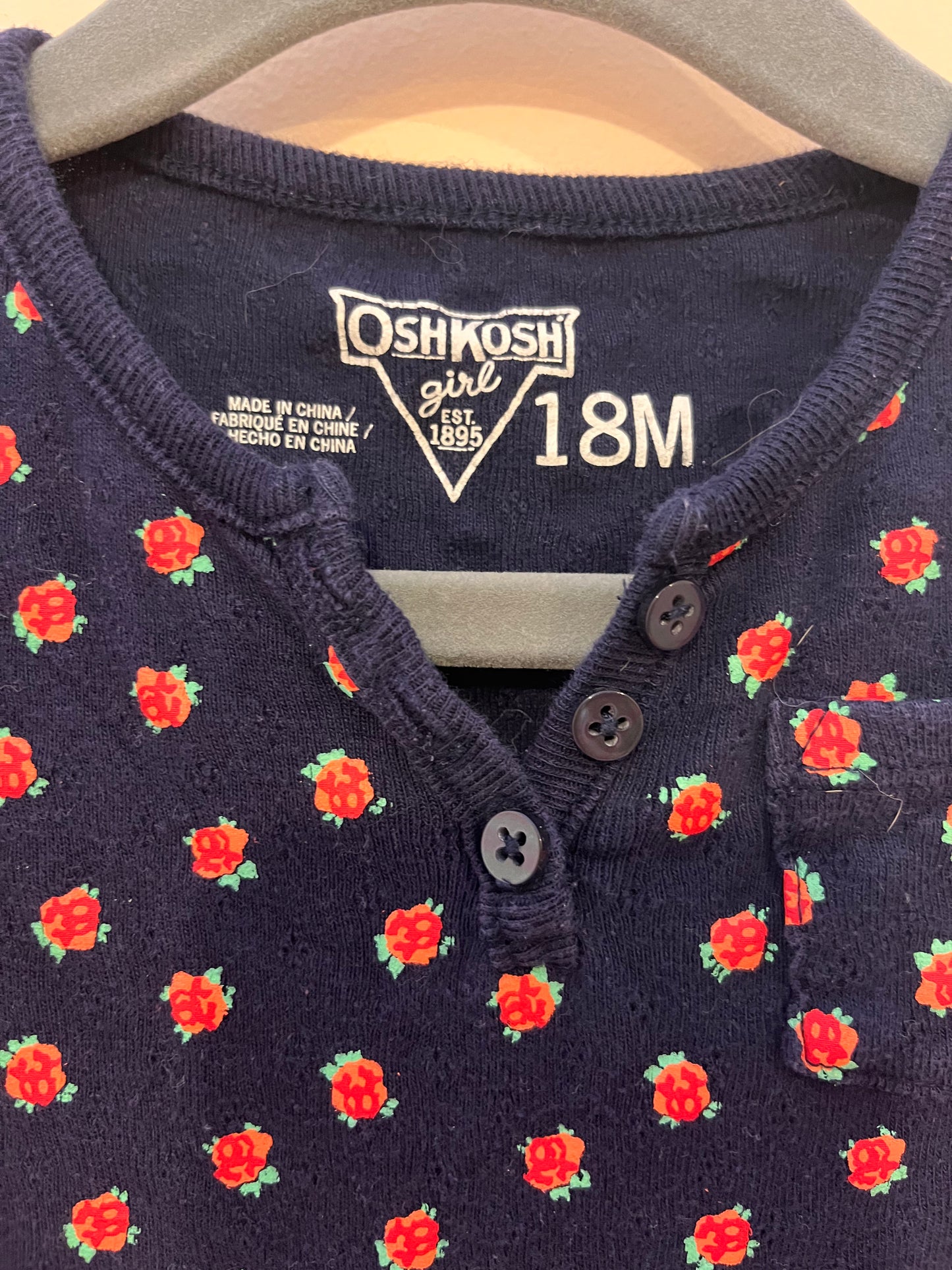 OshKosh Rose Eyelet Long-Sleeve (18M)
