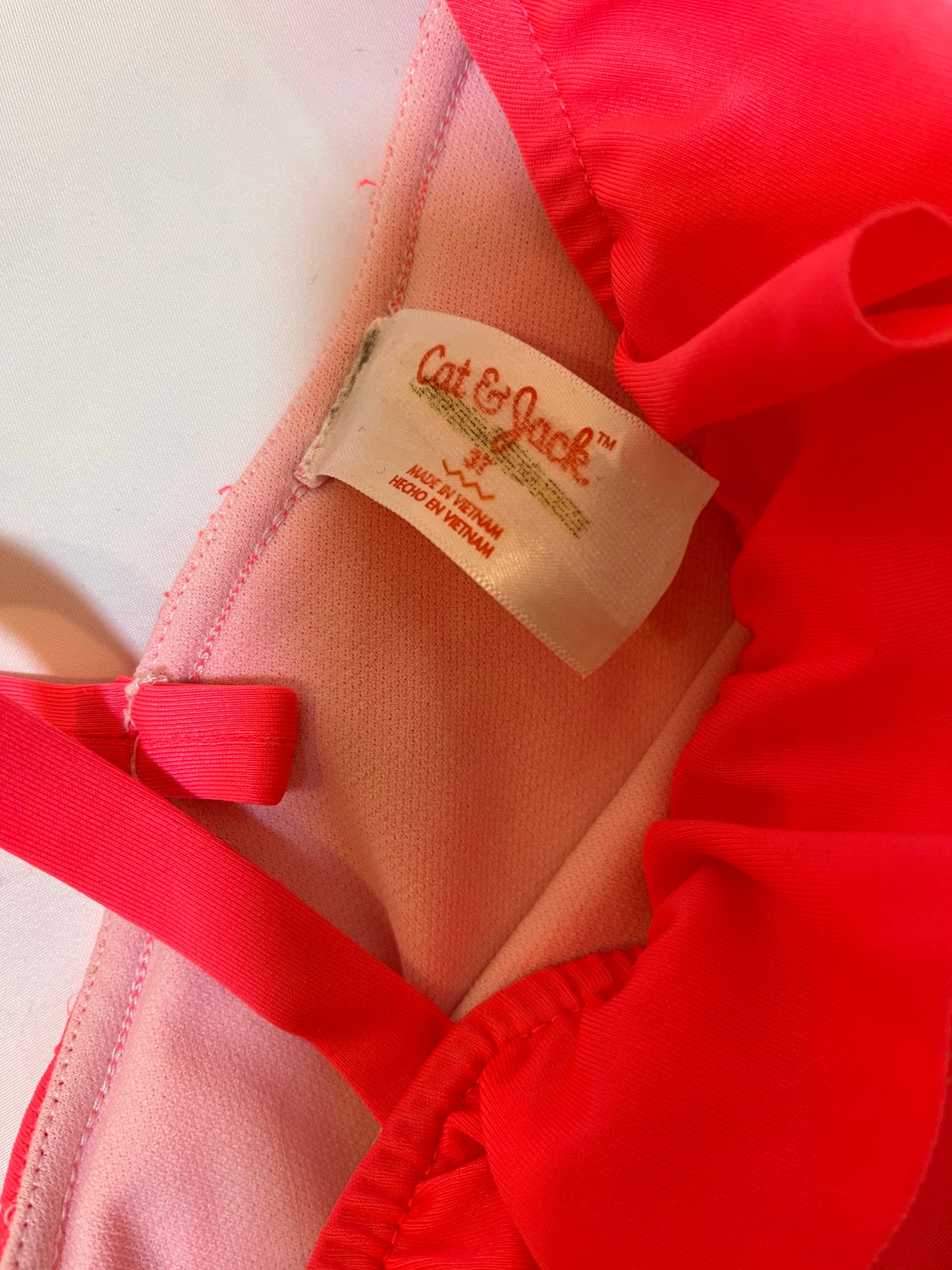 Cat & Jack Ruffle Swimsuit With Tulle Skirt (3T)