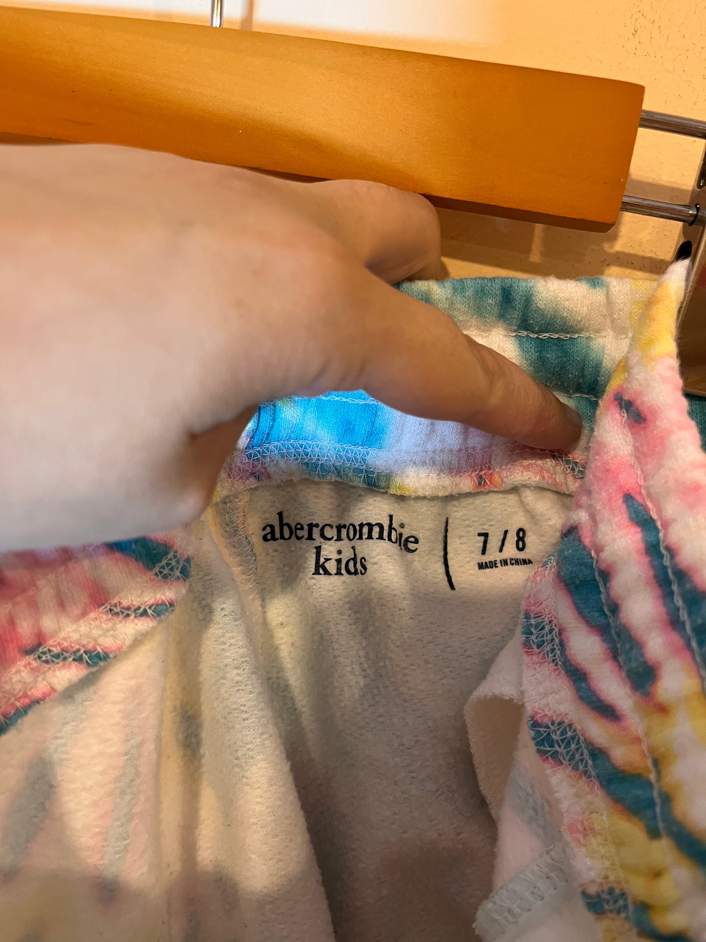Abercrombie Tie-Dye Sweat Shorts (7-8)