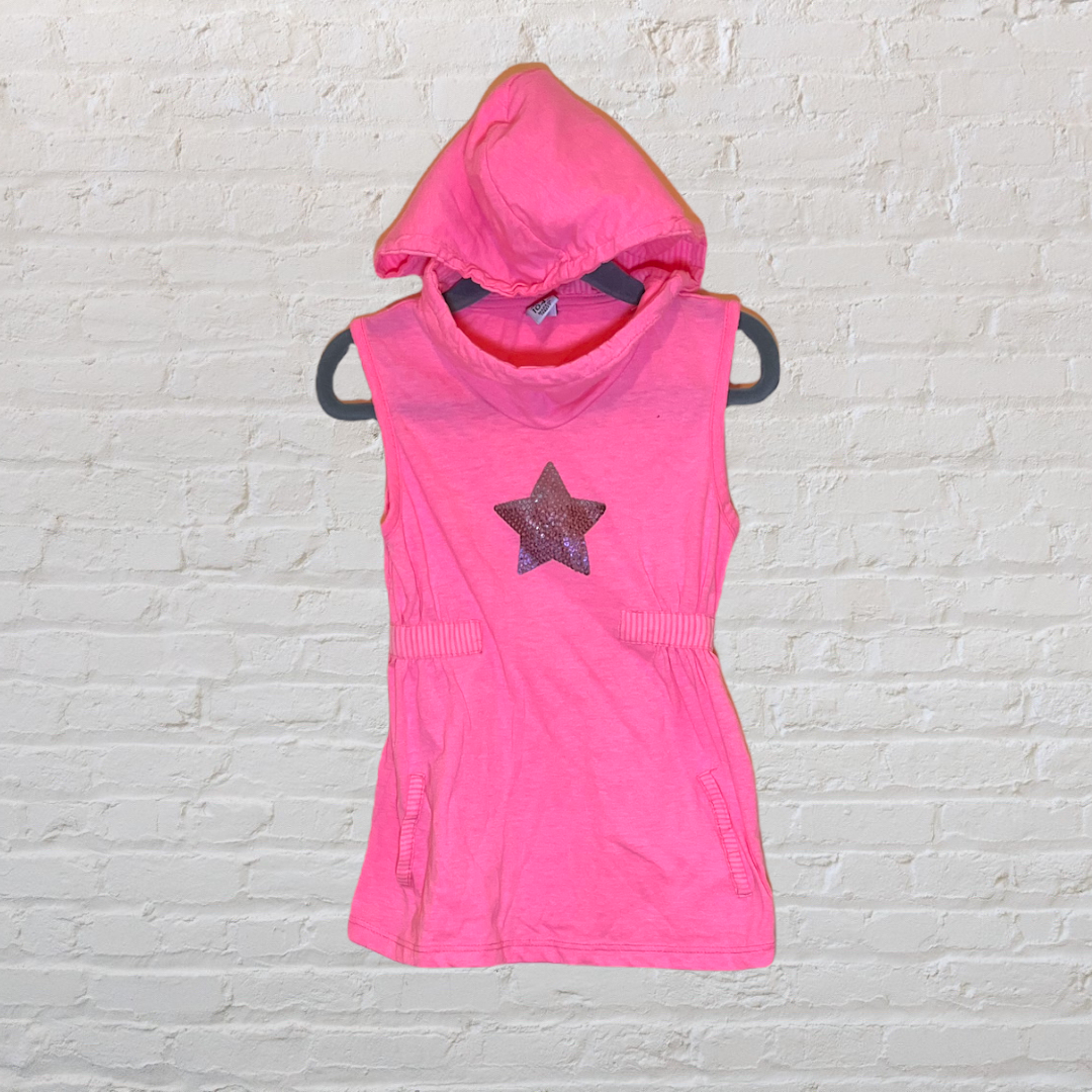 Zara Hooded Mock-Neck Tunic (3T)