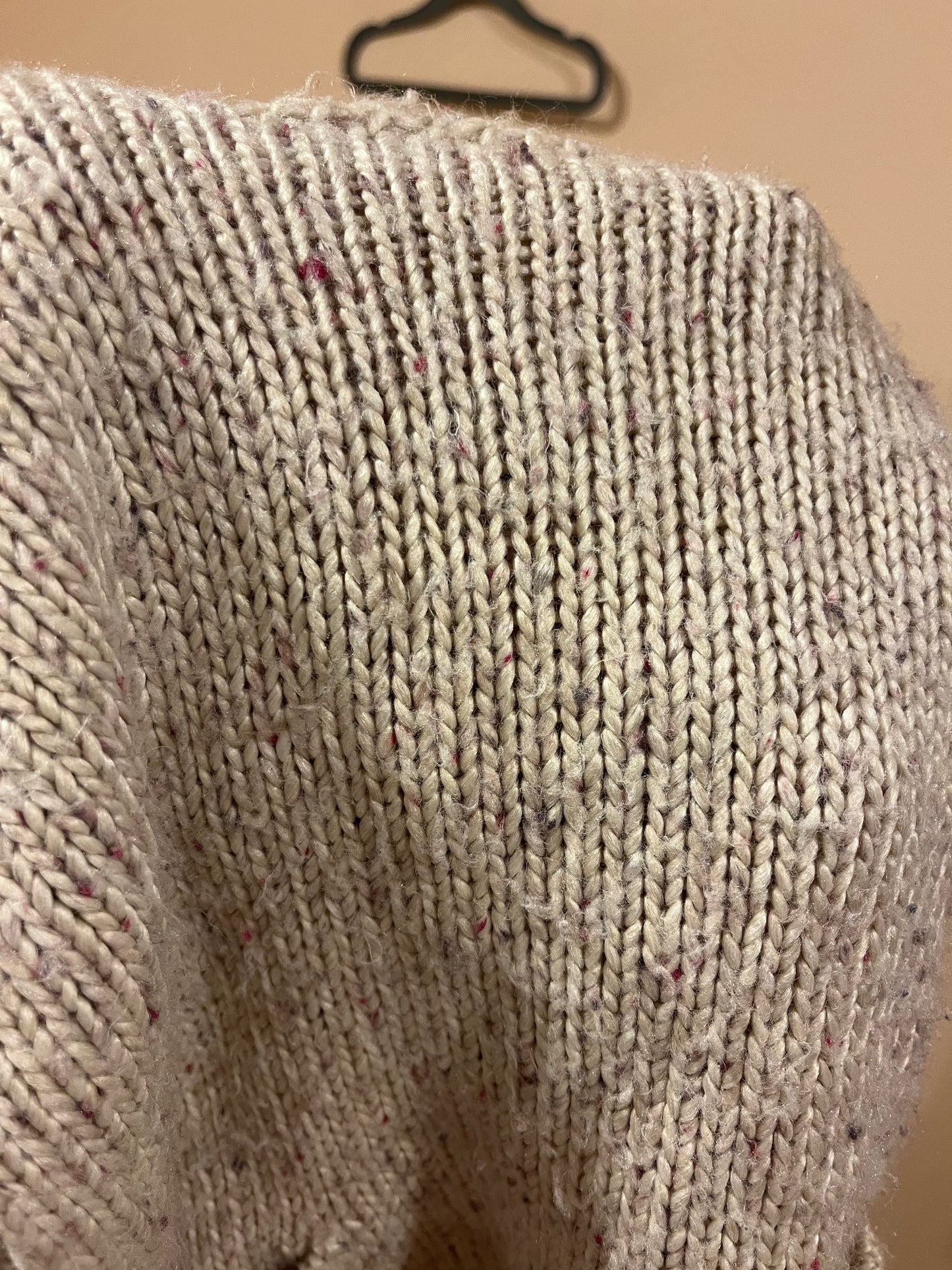 Zara Speckled Chunky Knit Sweater (5-6)