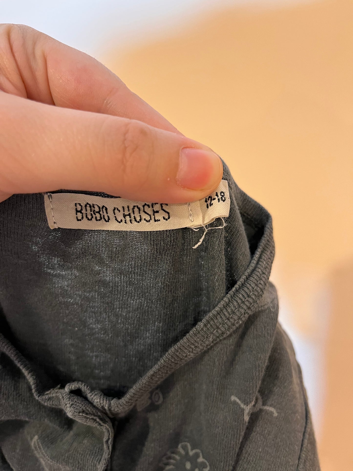 Bobo Choses Breakfast & Ghosts Romper (12-18)