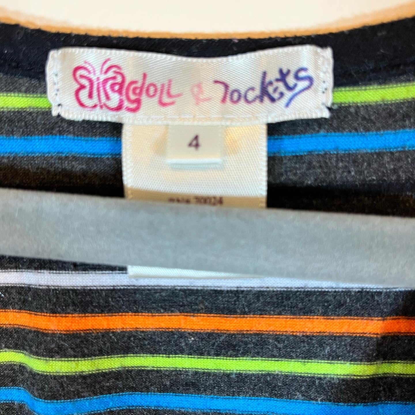 Ragdoll & Rockets Striped Bubble Long-Sleeve (4T)