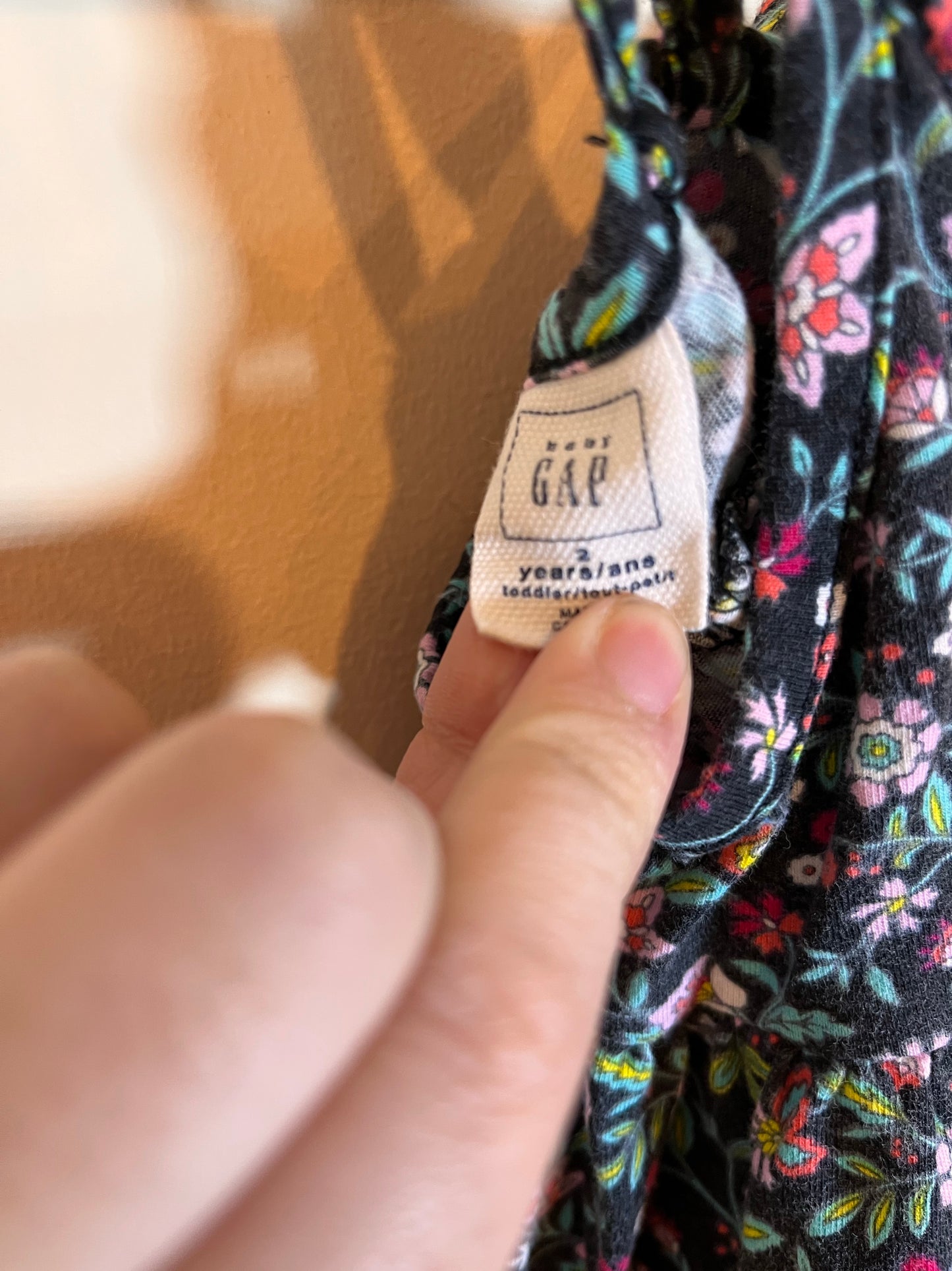 Gap Floral Criss-Cross Dress (2T)
