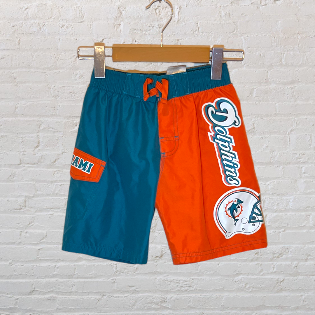 Miami Dolphins Colour Block Swim Shorts (4T)