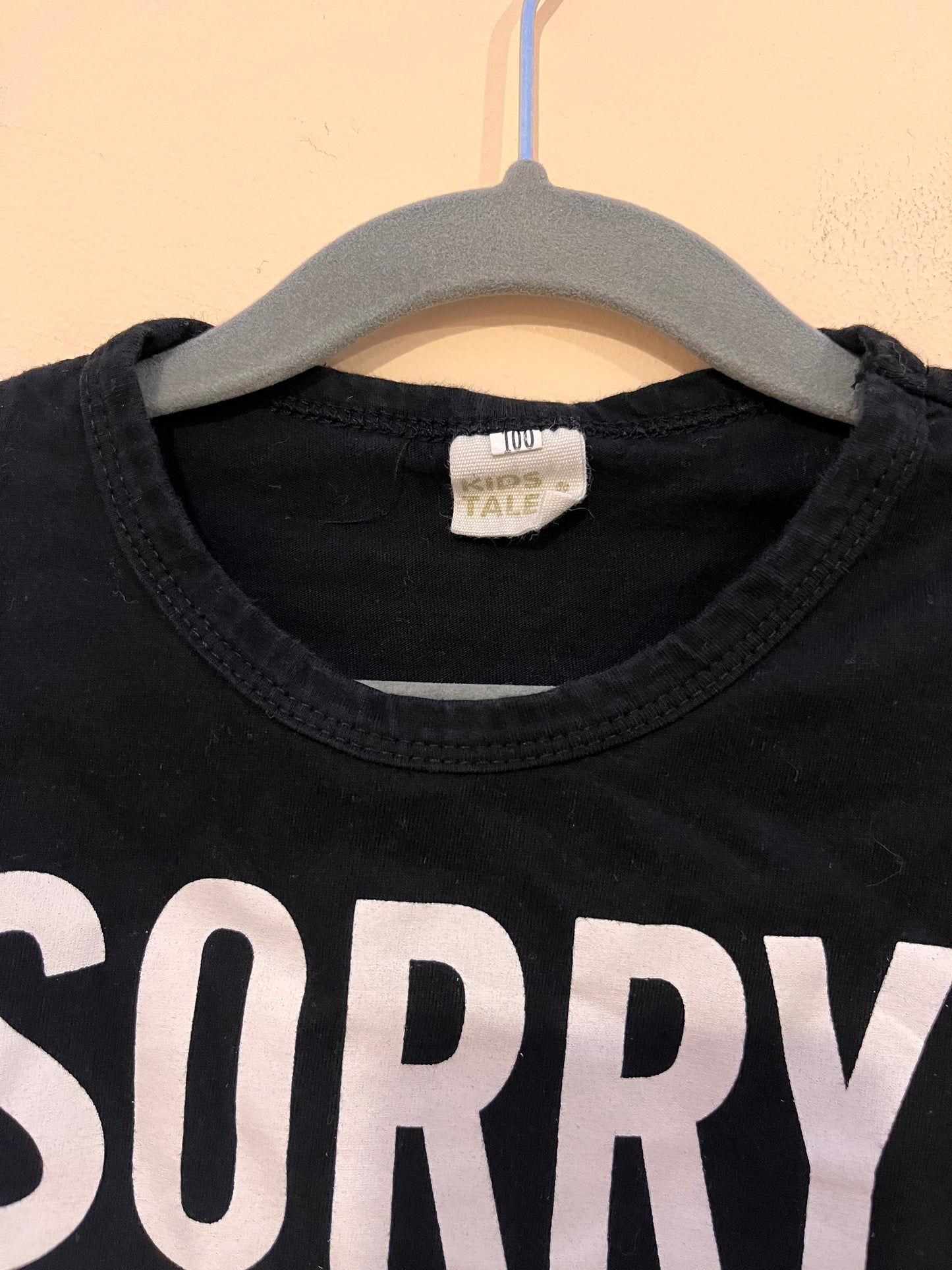 Kid Tales "Sorry Not Sorry" Tattoo-Sleeve T-Shirt (4T)