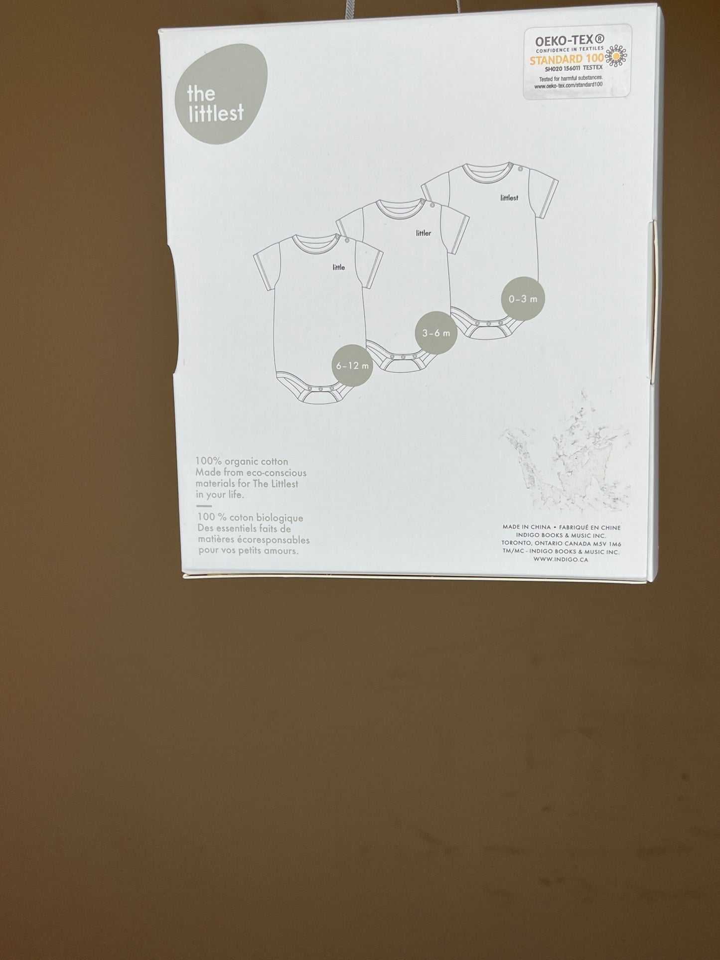 NEW! The Littlest Organic Cotton Milestone Onesie Set (12M)*