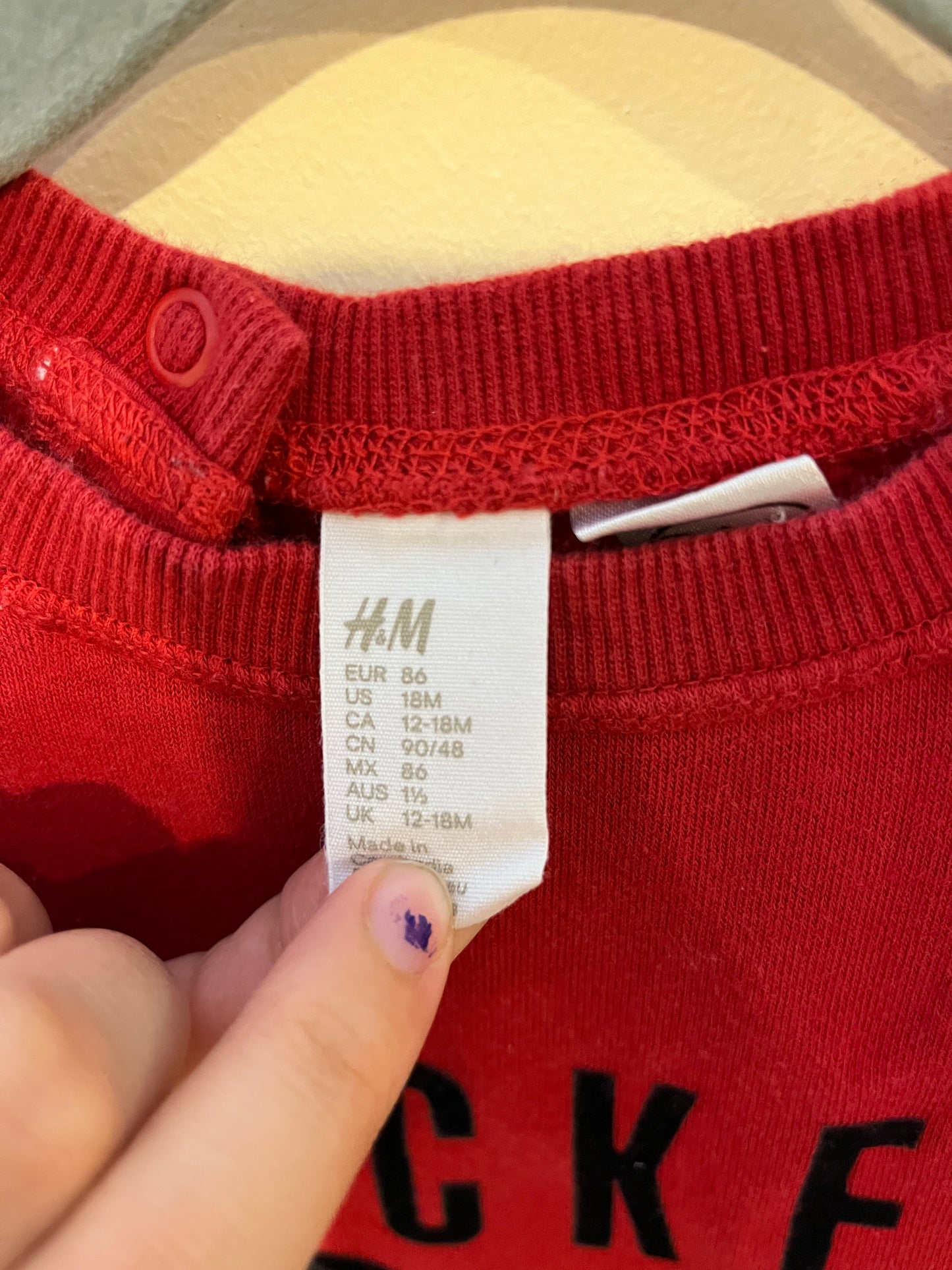 H&M x Disney Mickey Mouse Sweater (12-18)