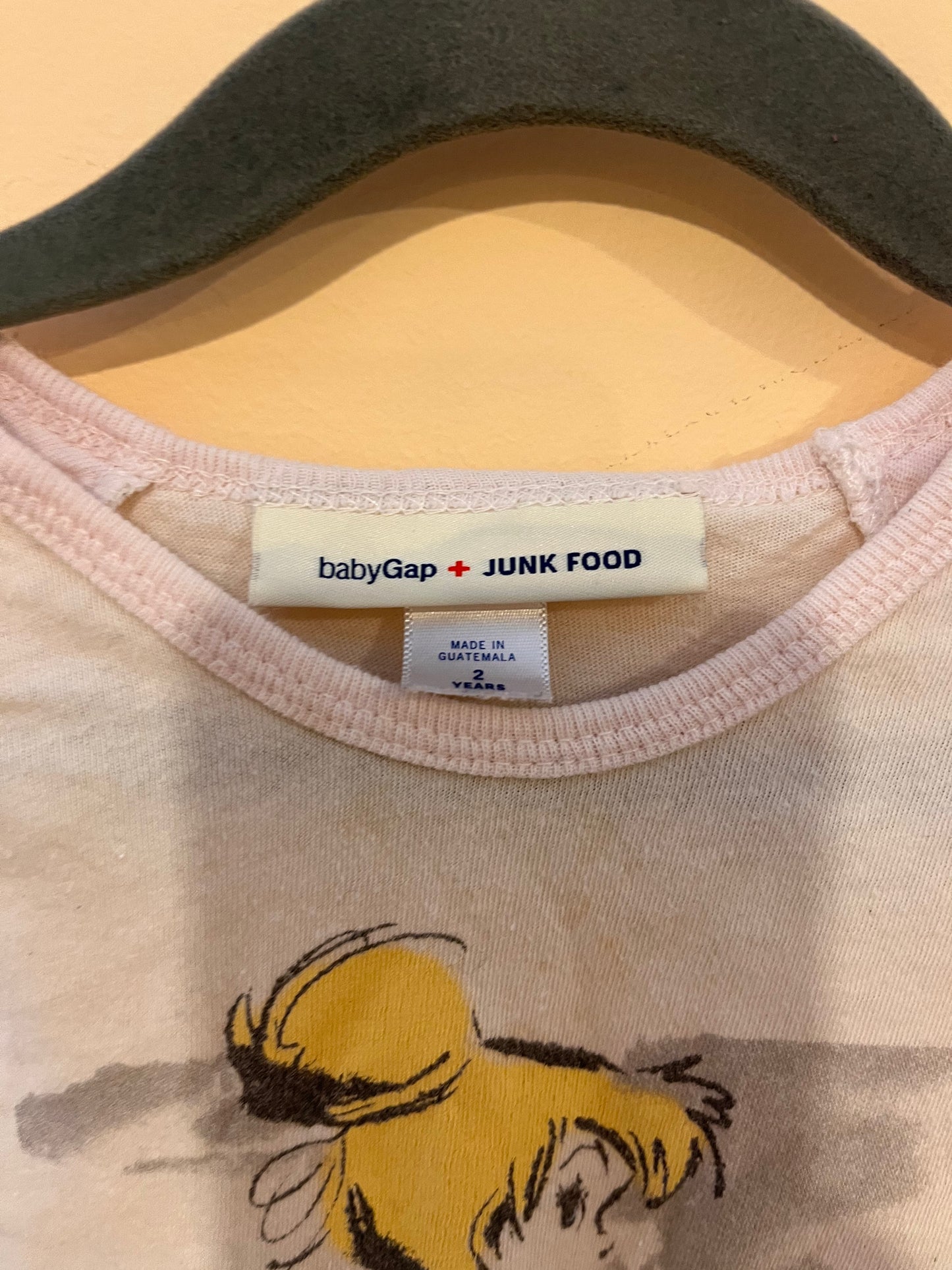 Junk Food x Gap "Wish On A Star" Tinkerbell T-Shirt (2T)