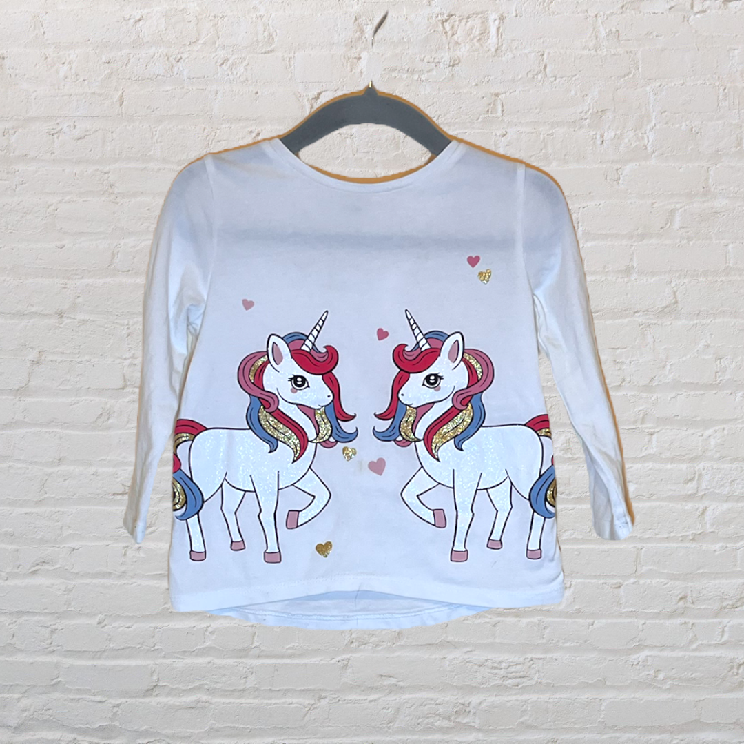 H&M Unicorns Long Sleeve (2T)