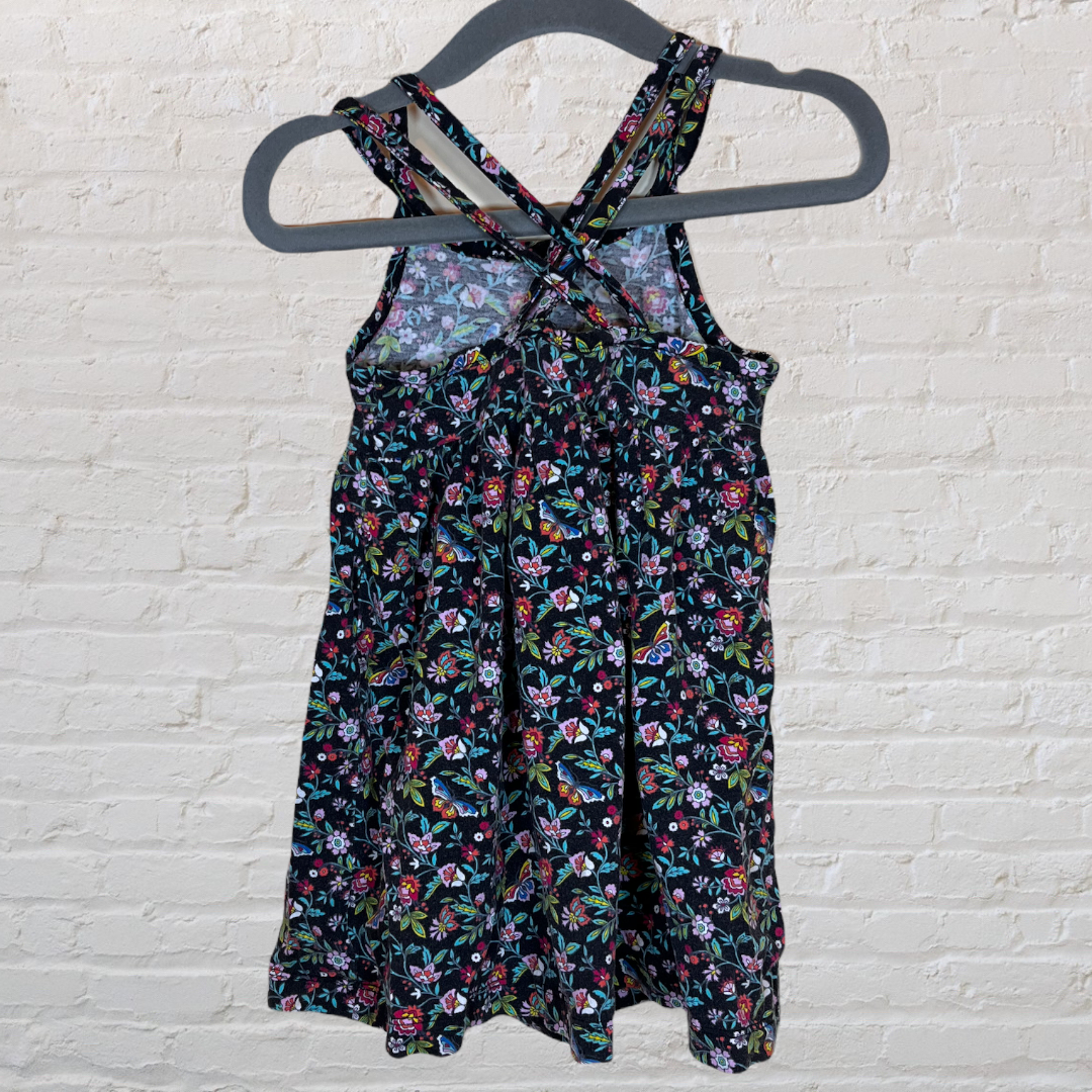 Gap Floral Criss-Cross Dress (2T)