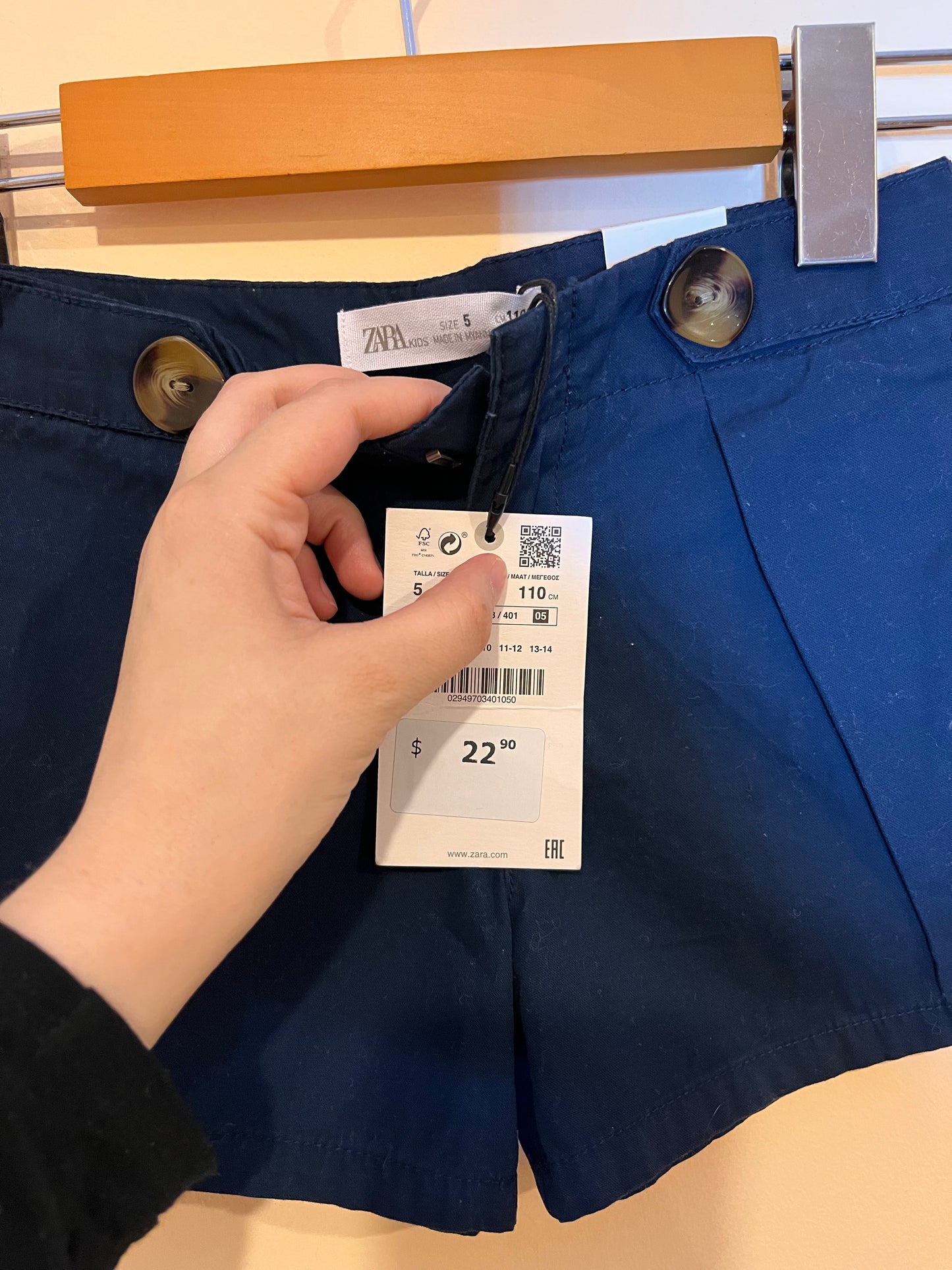 NEW! Zara Structured Shorts (5T)