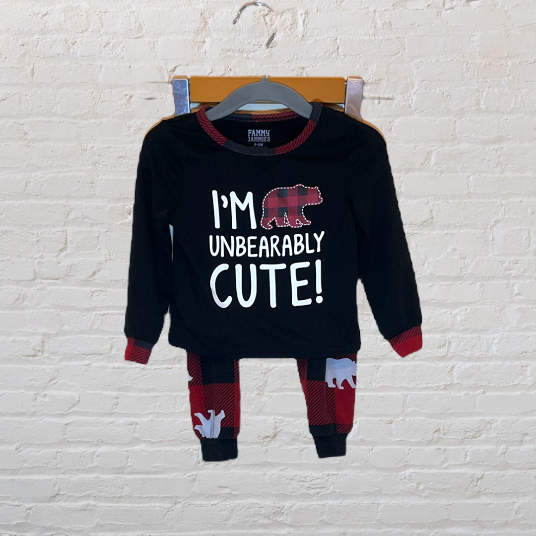 Fammy Jammies "I'm Unbearably Cute" Pyjamas (6-12)