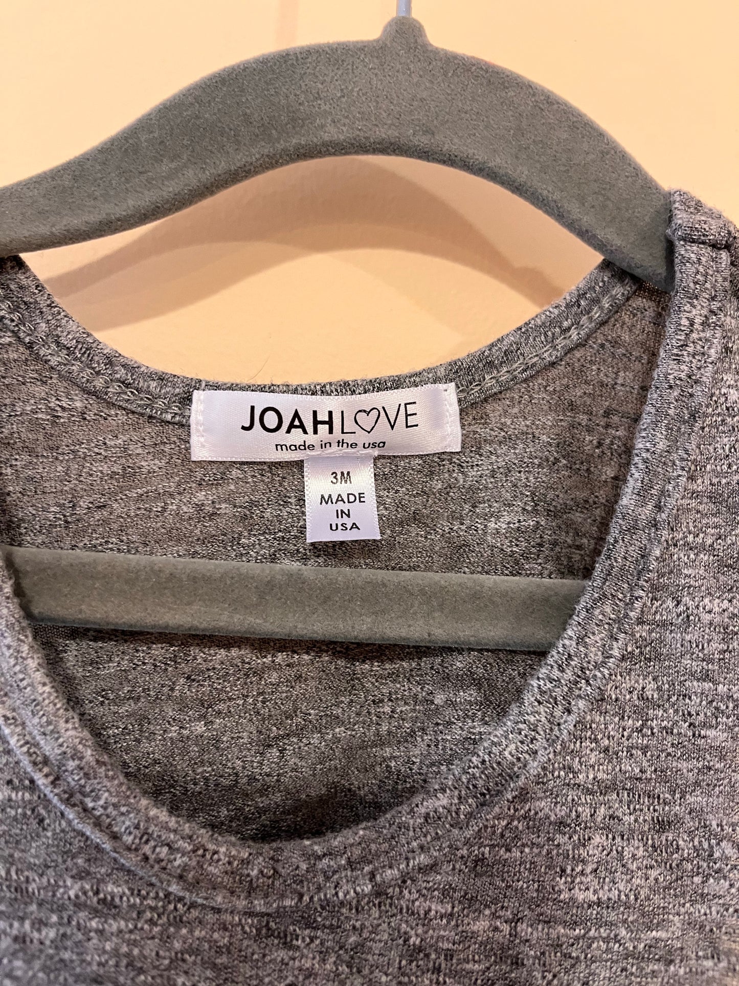 Joah Love Striped Romper (3-6)*