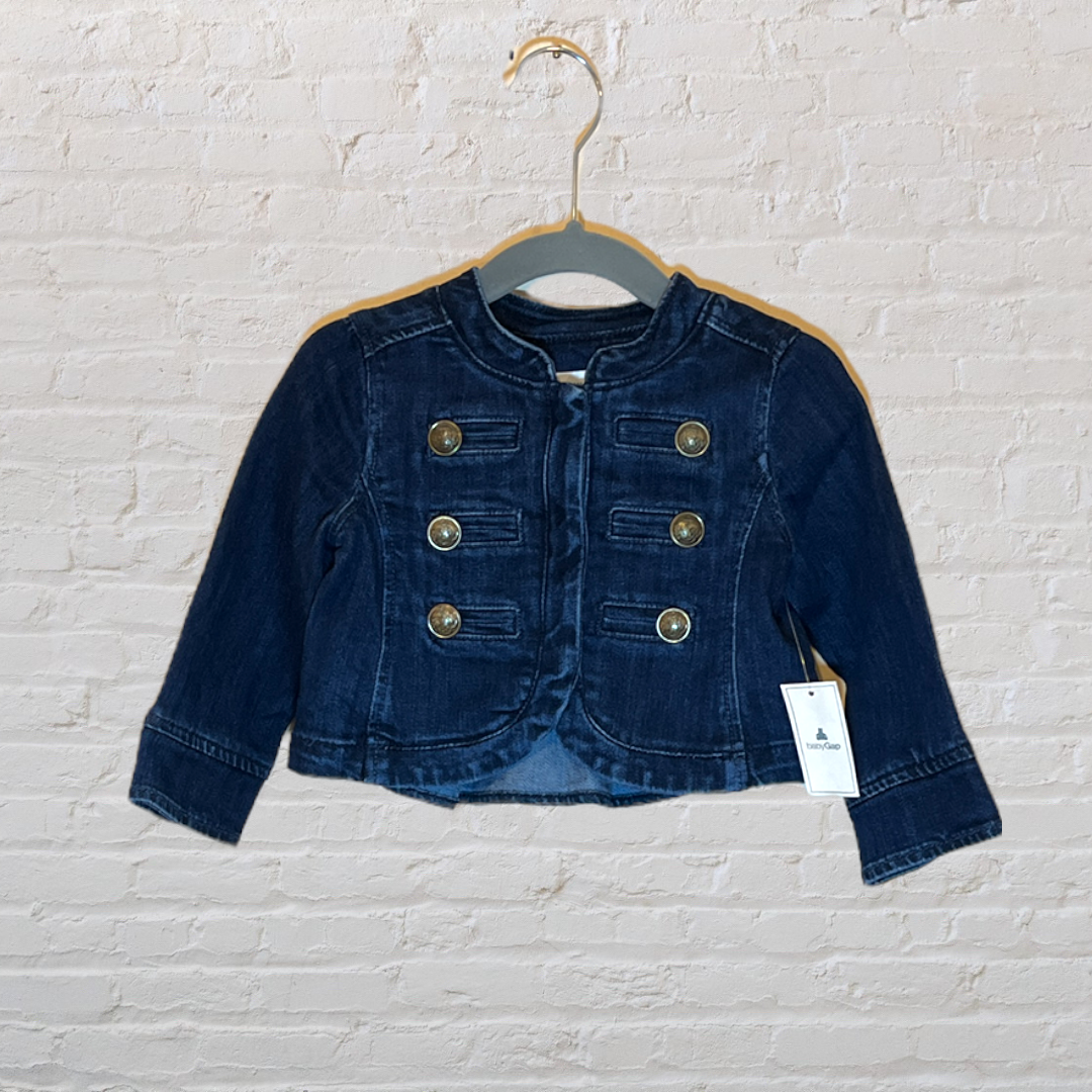 NEW! Gap Snap-Up Denim Jacket (12-18)