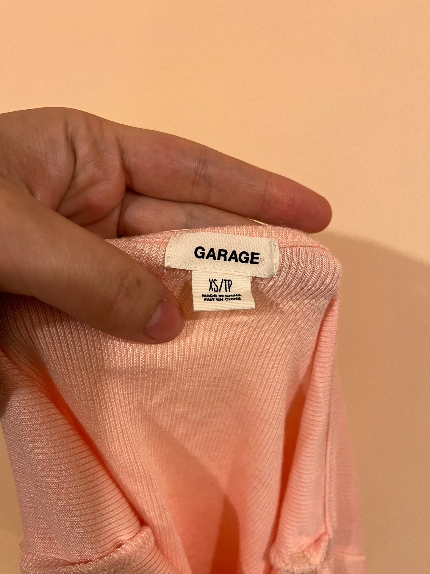 Garage Ribbed Halter (10-12)