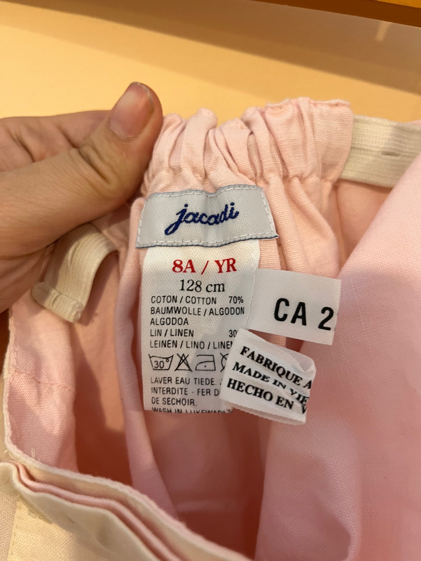 Jacadi Linen Skirt With Detachable "Mes Secrets" Pocket (8)