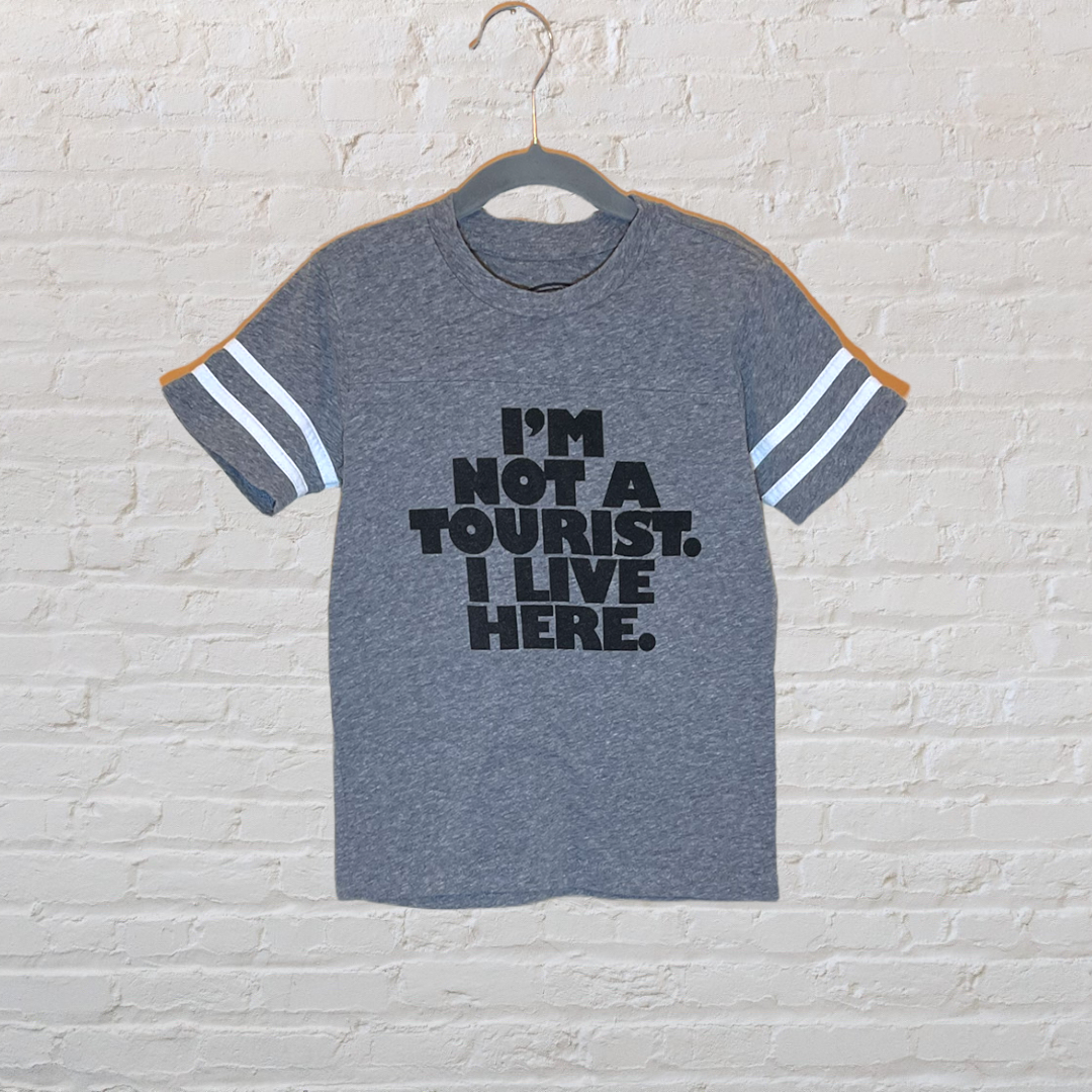 Tiny Whales "I'm Not A Tourist" T-Shirt (4T)