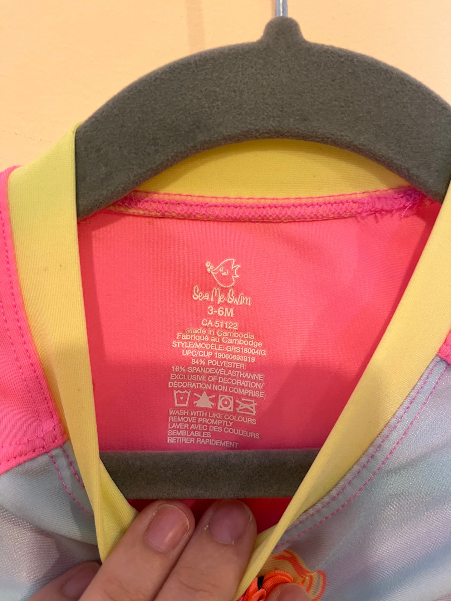 Sea Me Swim Mermaid Swim Top (3-6)