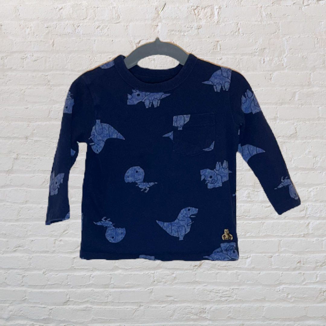 Gap Watercolour Dino Long-Sleeve (6-12)