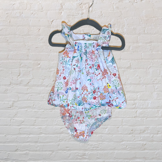 Zara Two-Piece Floral Ruffle Set (3-6)