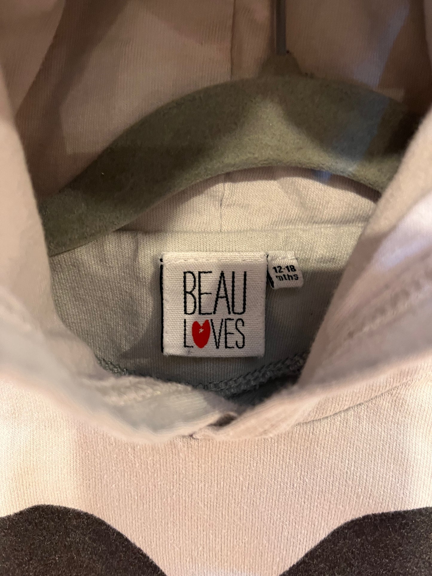 Beau Loves Mouse Hoodie (12-18)