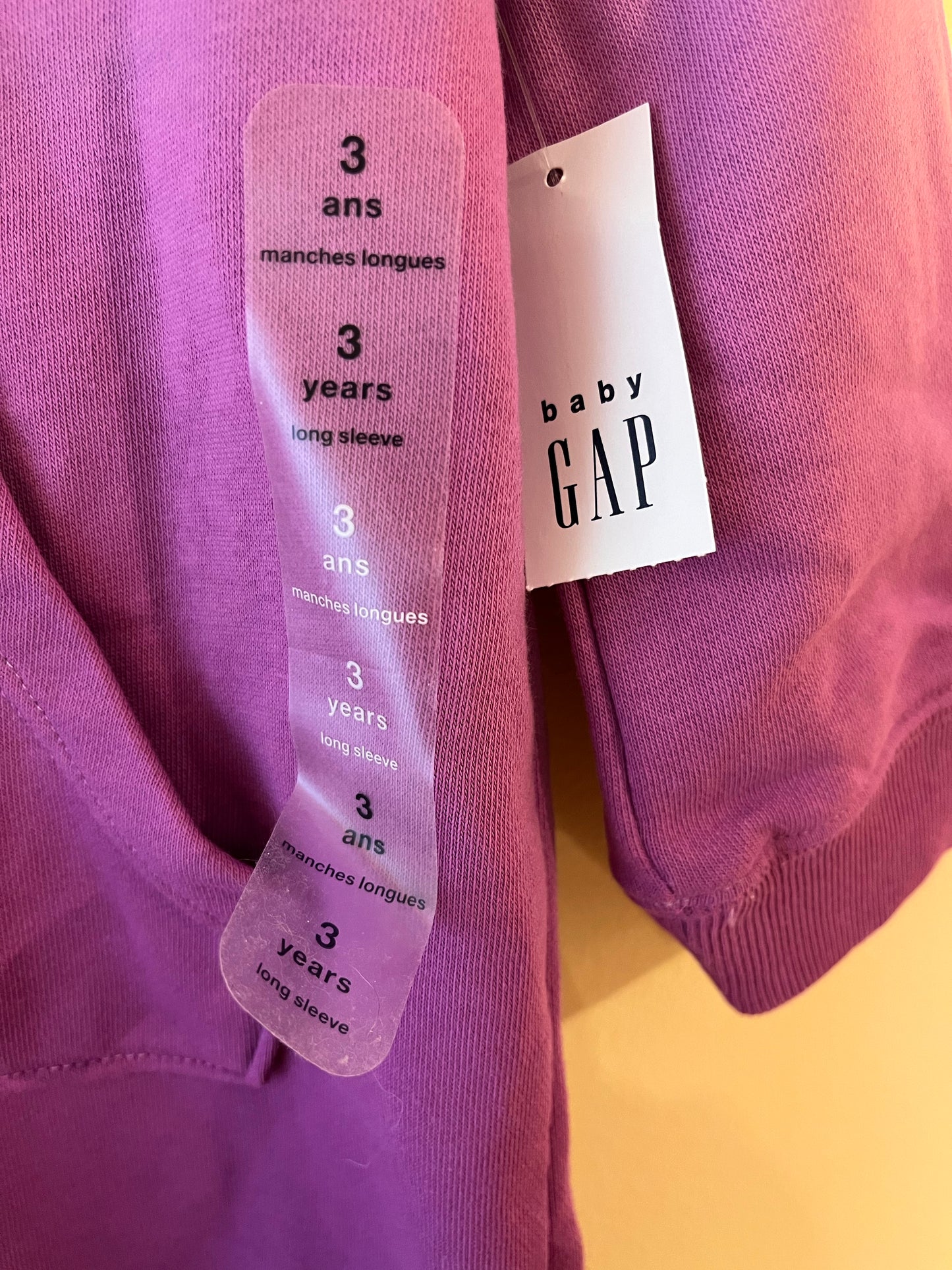 NEW! Gap Hooded Ombré Sweater Dress (3T)