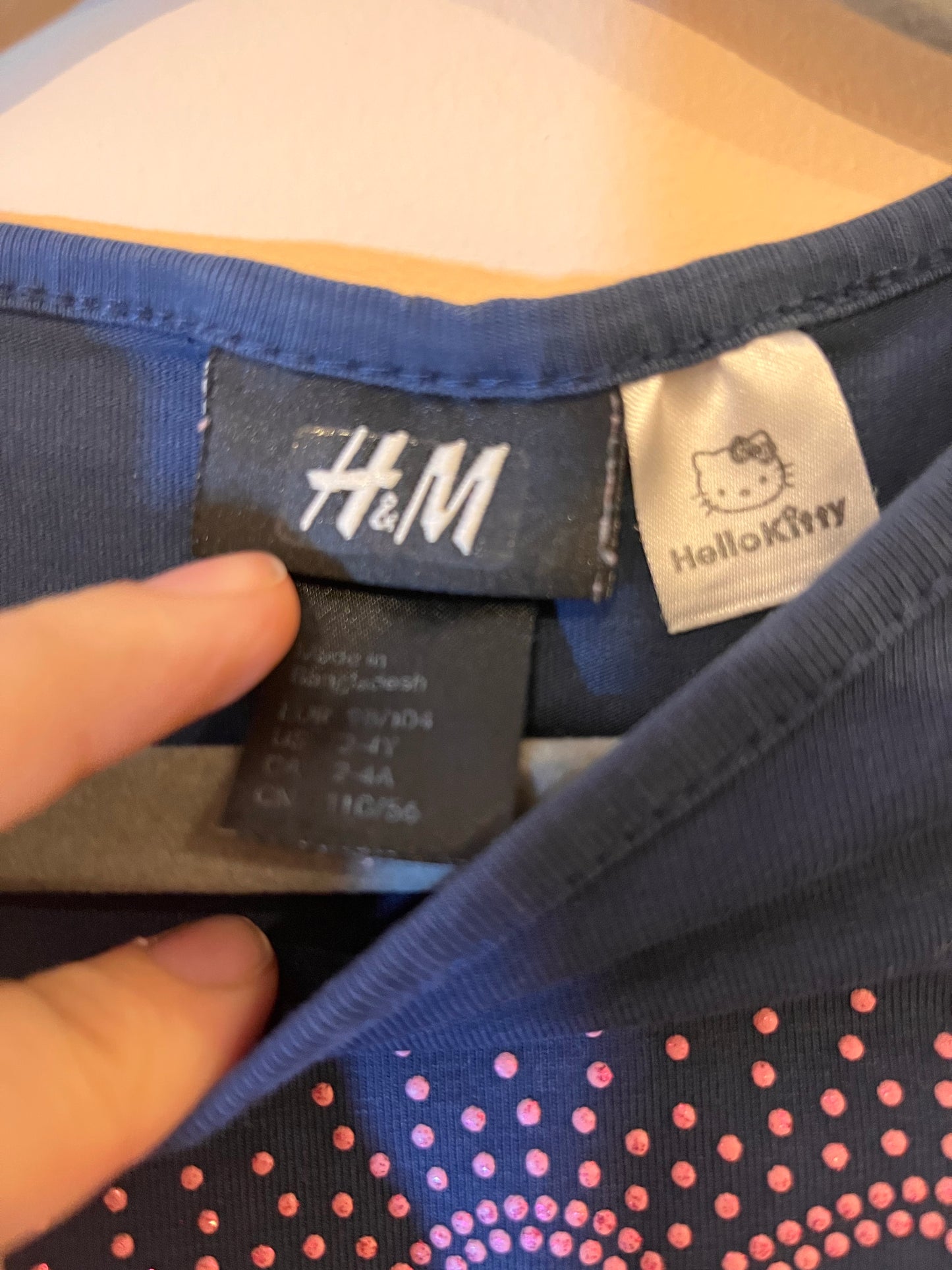 H&M x Hello Kitty Embellished Long-Sleeve (4T)