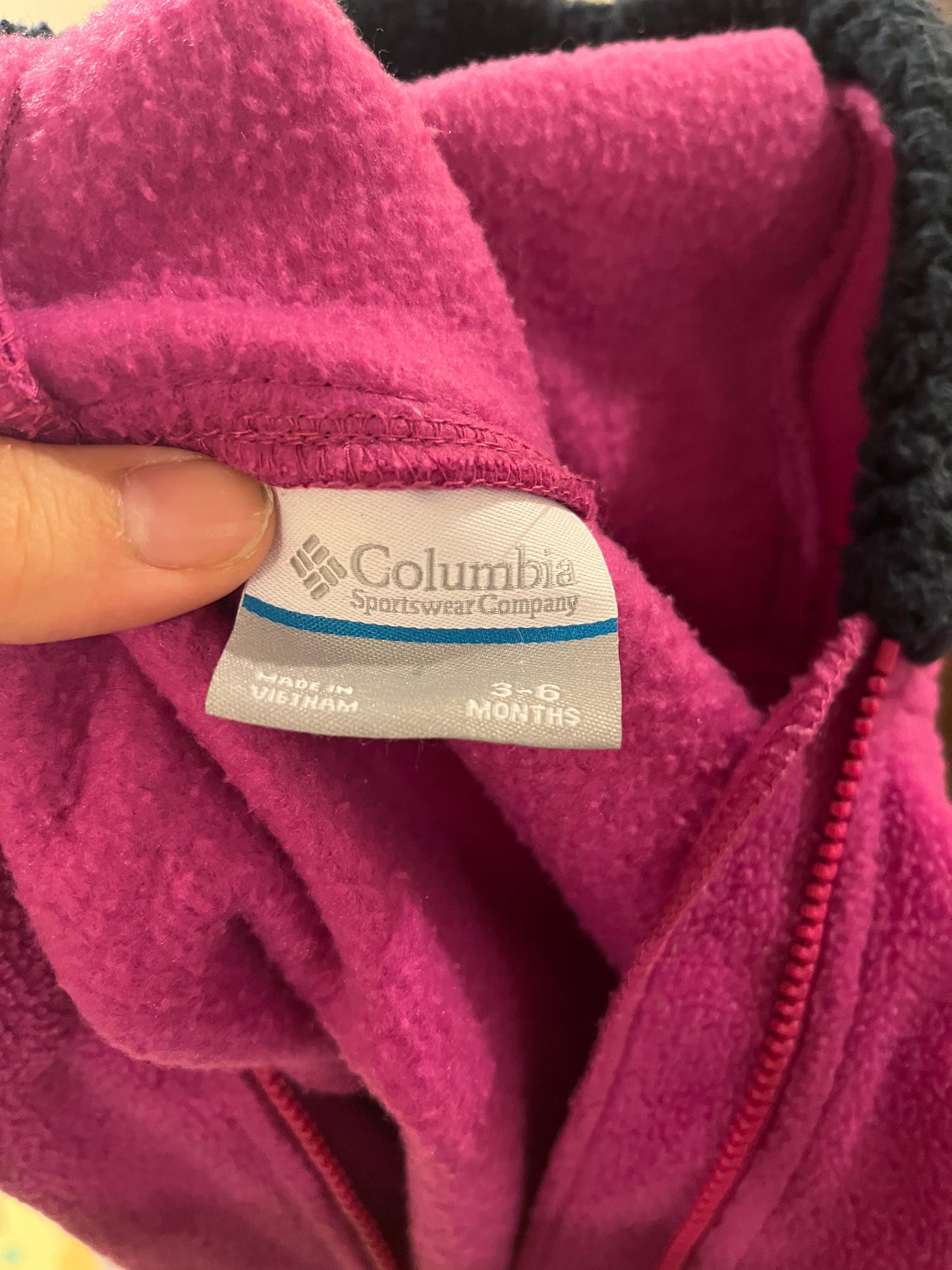 Columbia Fleece Bunting Suit (3-6)