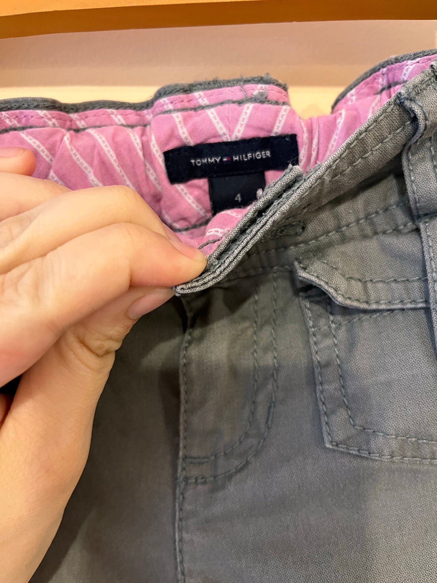 Tommy Hilfiger Skinny Cargo Pants (4T)