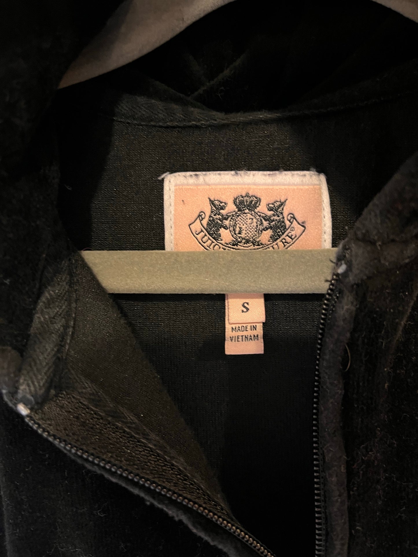 Juicy "Born In The Glamorous USA" Velour Zip Hoodie (5-6)