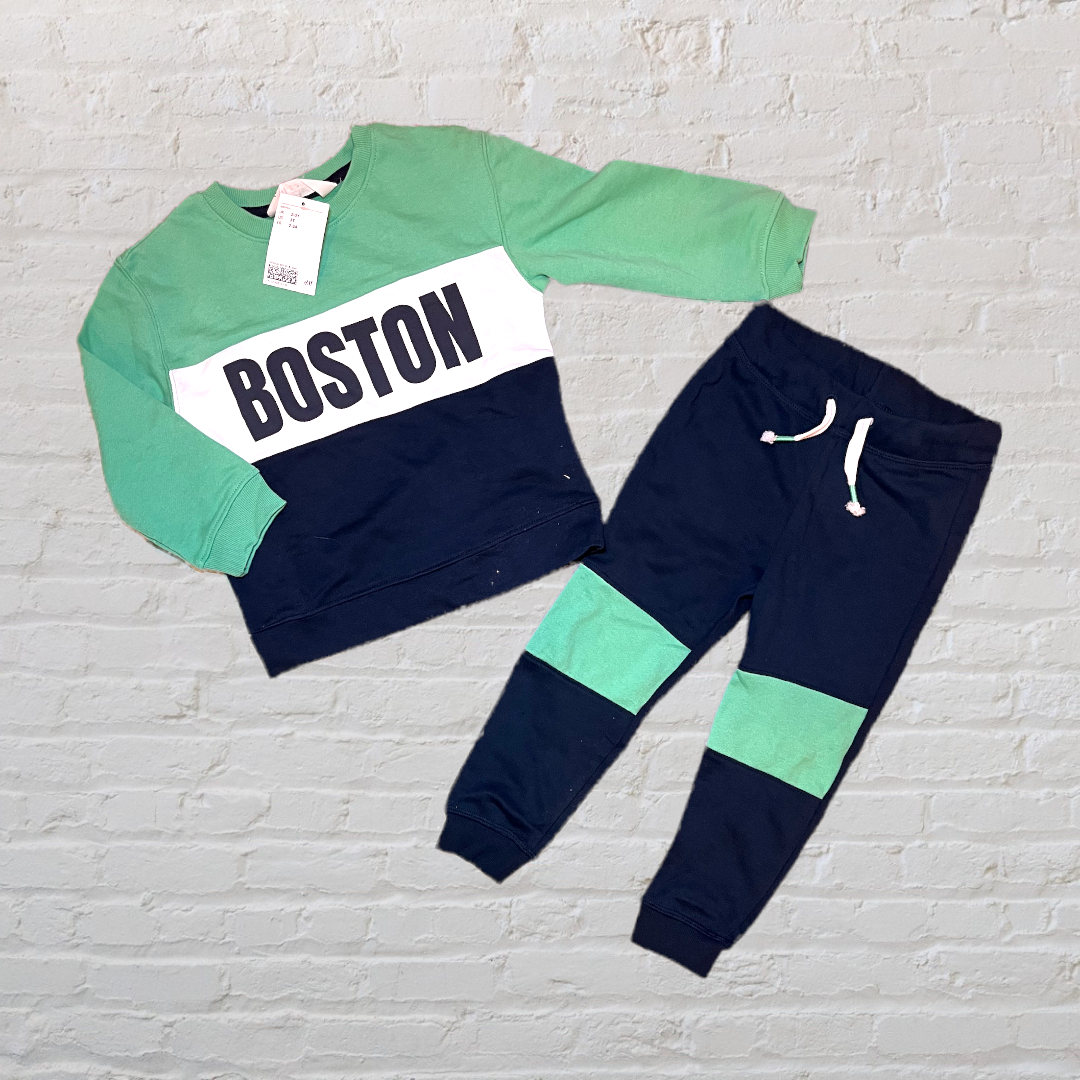 NEW! H&M “Boston” Sweatsuit (4T)