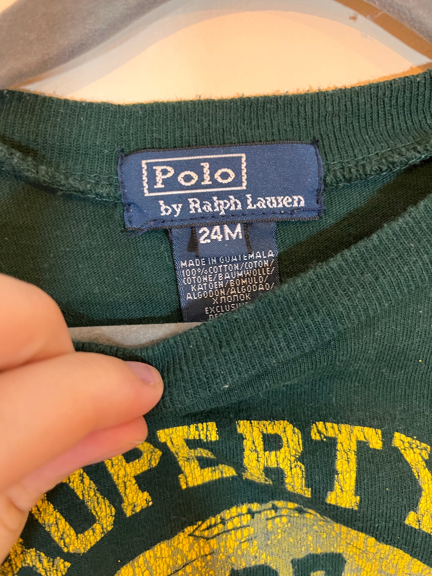 Polo Ralph Lauren Graphic Long-Sleeve (24M)