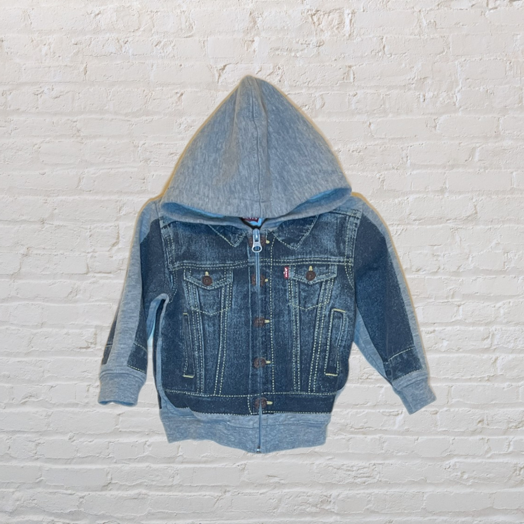 Levi’s Jean Jacket Print Hoodie (6-9)