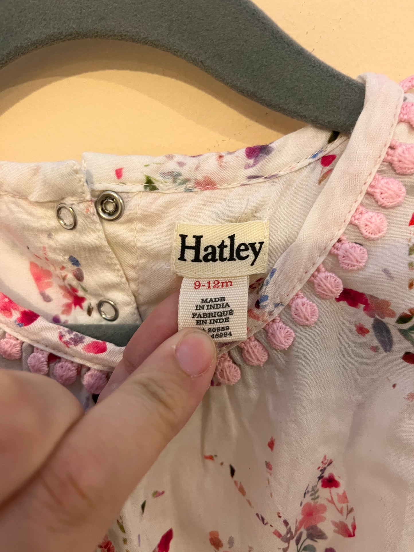 Hatley Floral Romper (9-12)