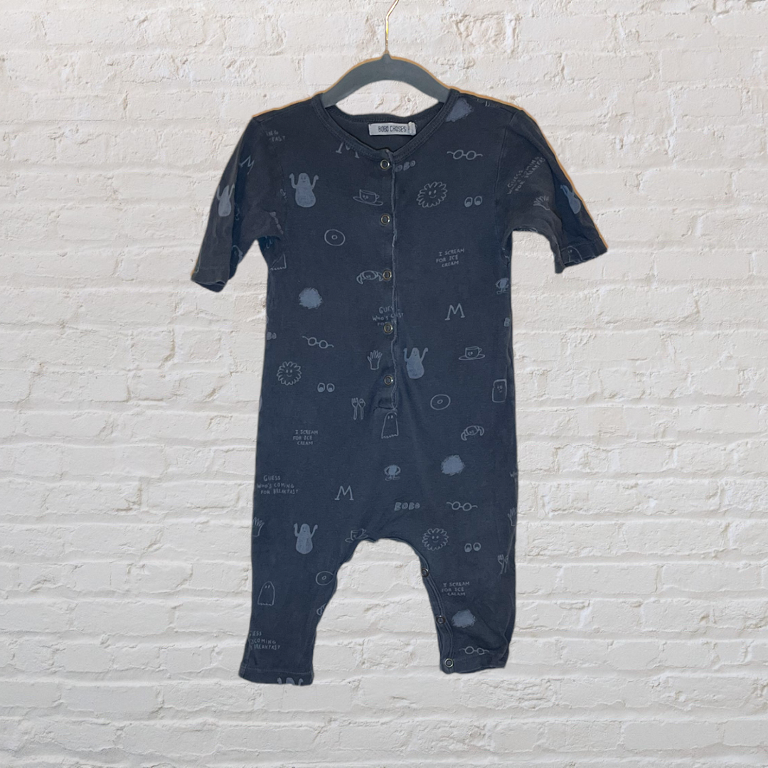 Bobo Choses Breakfast & Ghosts Romper (12-18)