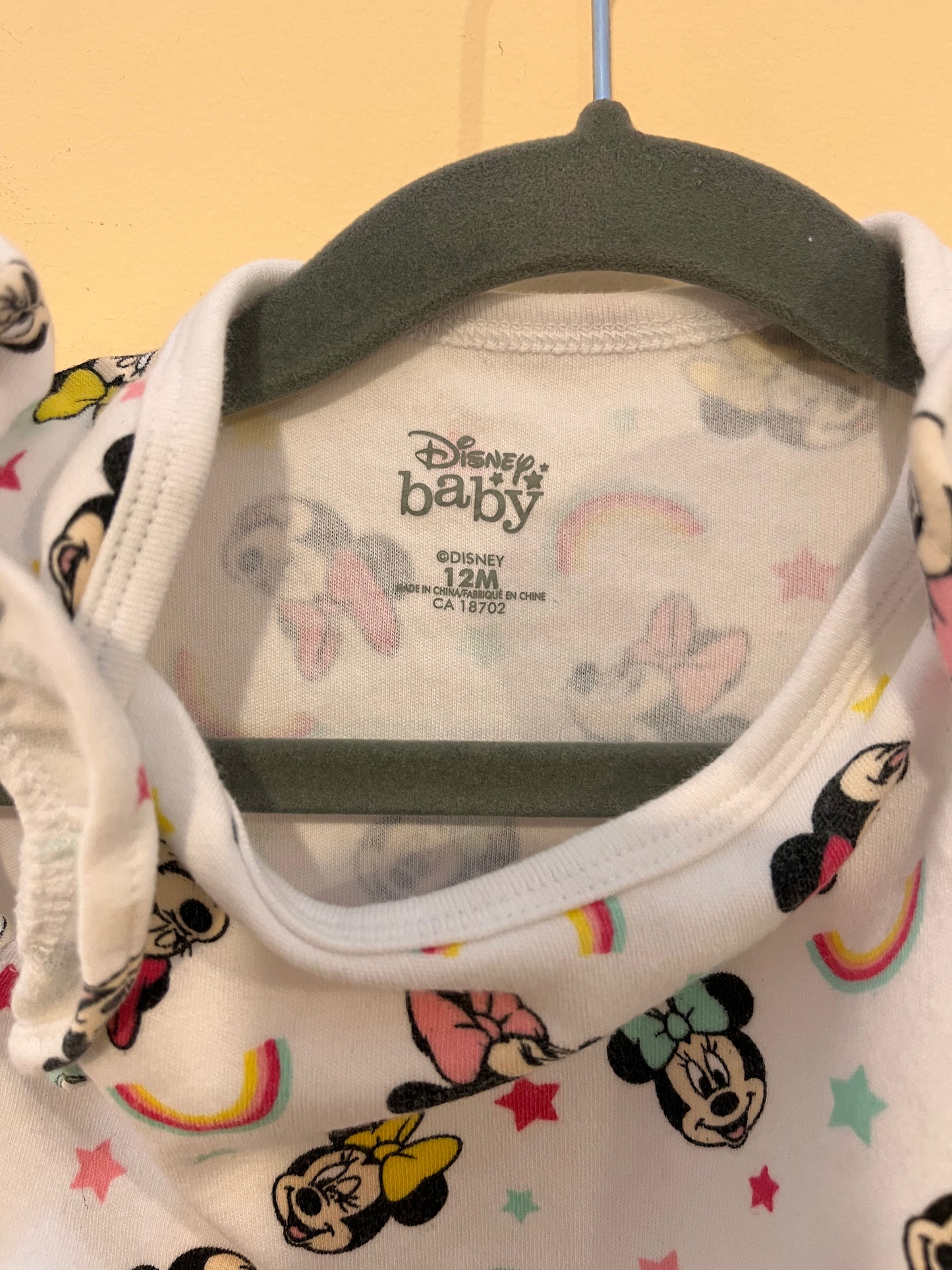 Disney Rainbow Minnie Romper (12M)