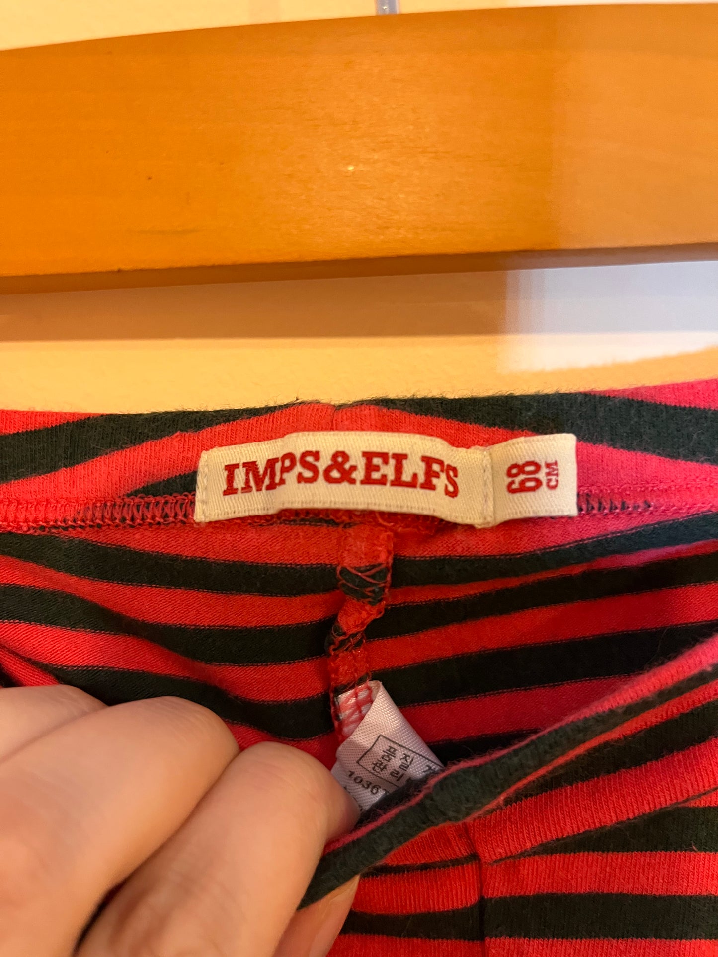 Imps & Elfs Striped Leggings (9M)