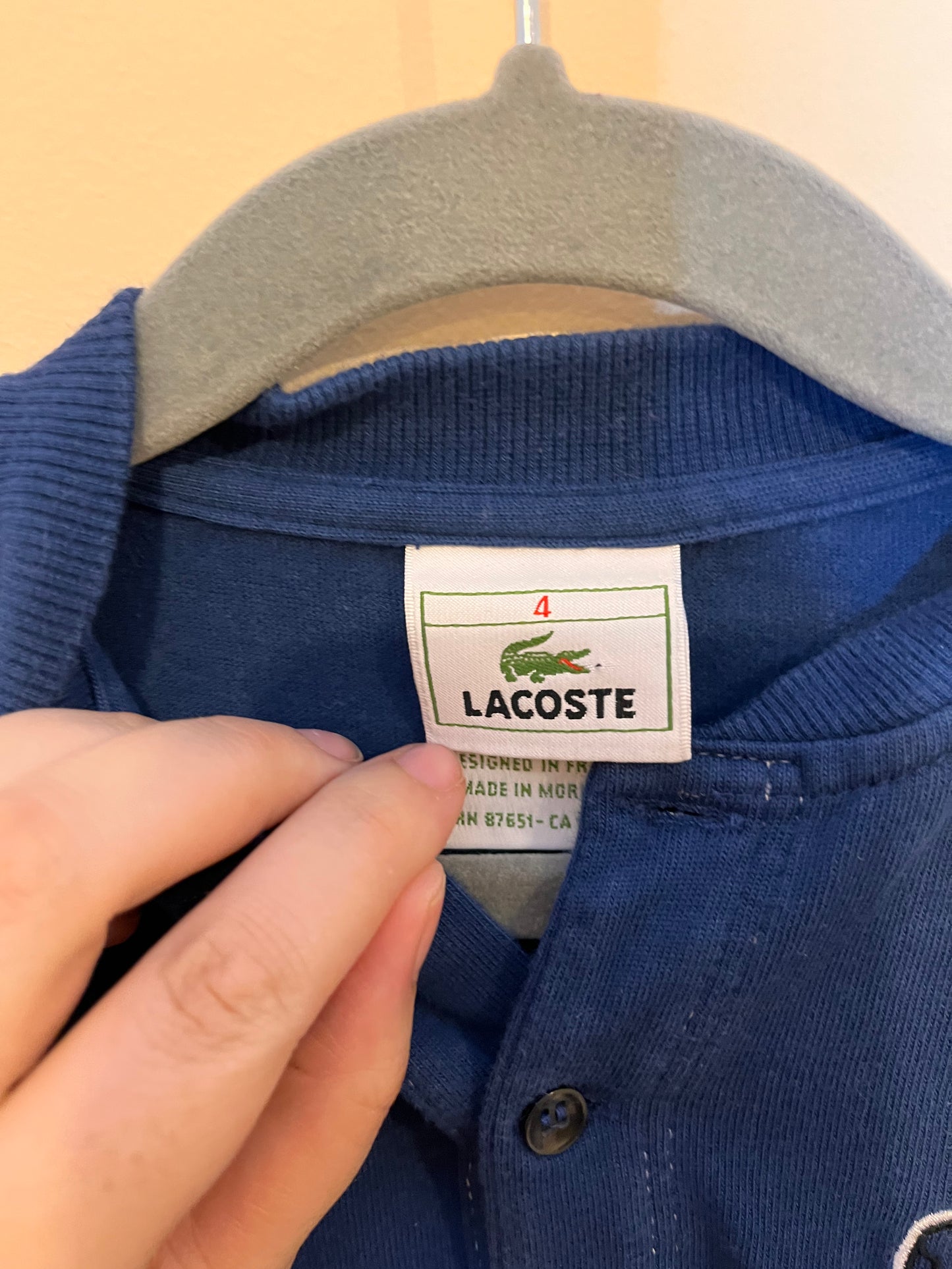 Lacoste Logo Long-Sleeve (4T)