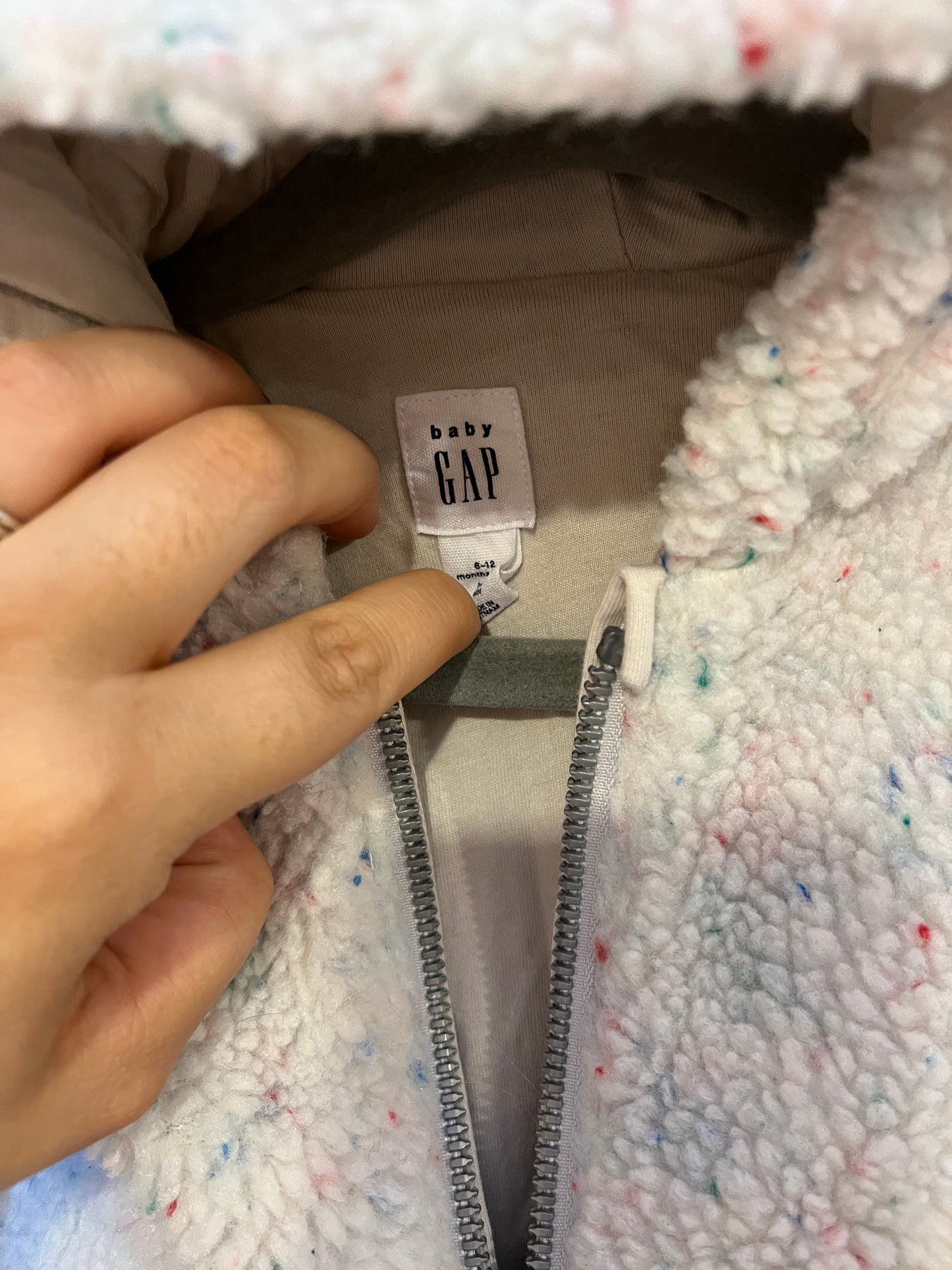 Gap Confetti Sherpa Bunting Suit (6-12)
