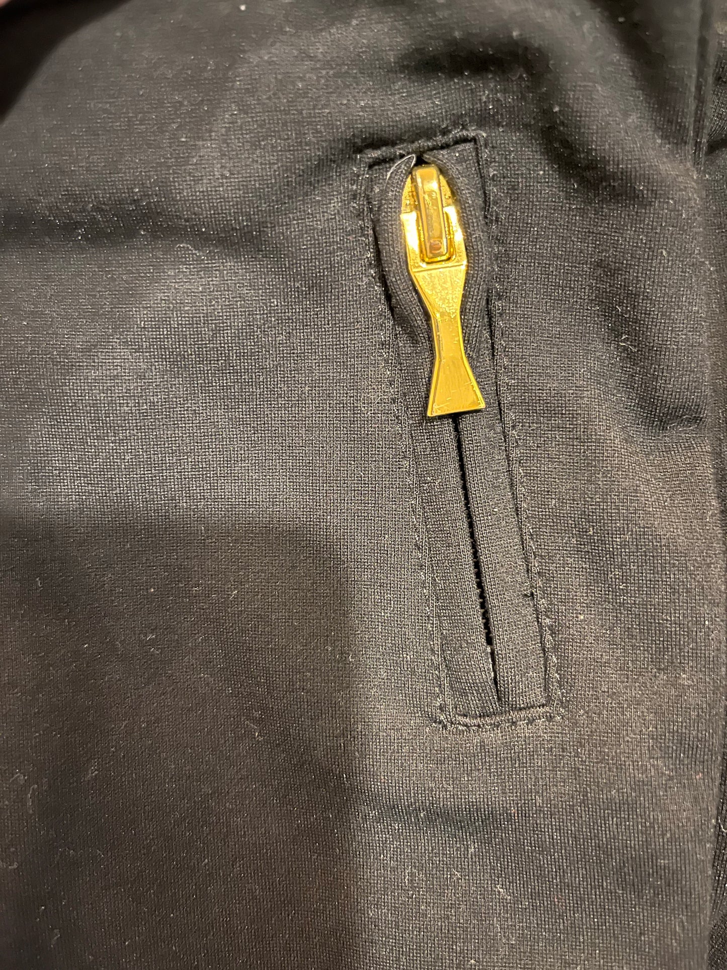Kate Spade Ponte Leggings With Gold Zipper Detail (3T)