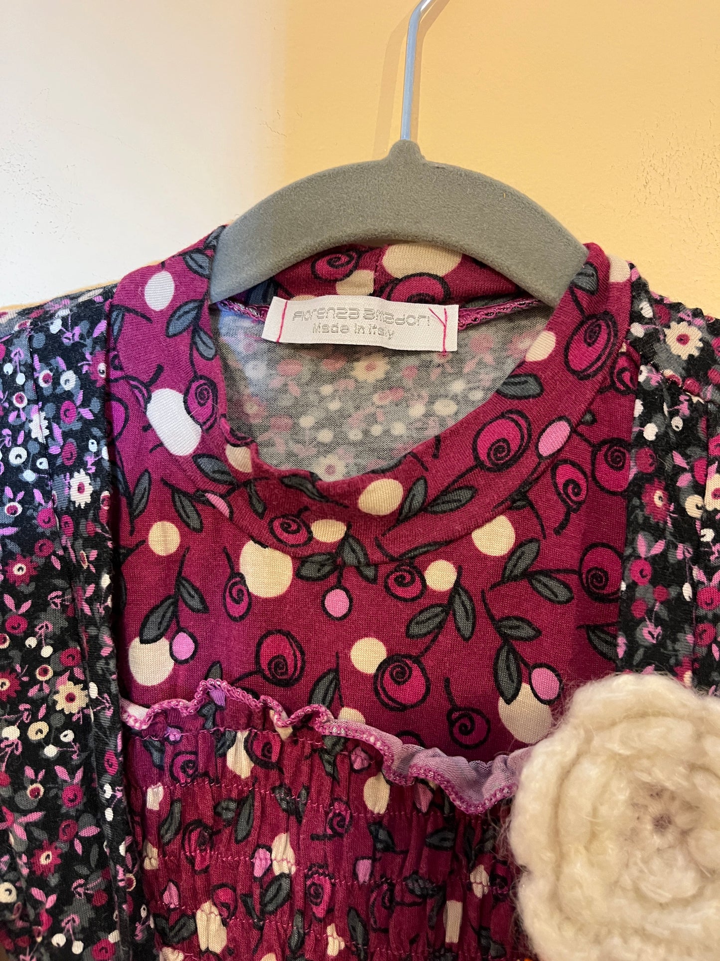 Fiorenza Amadori Flowy Floral Cardigan Dress (4T)