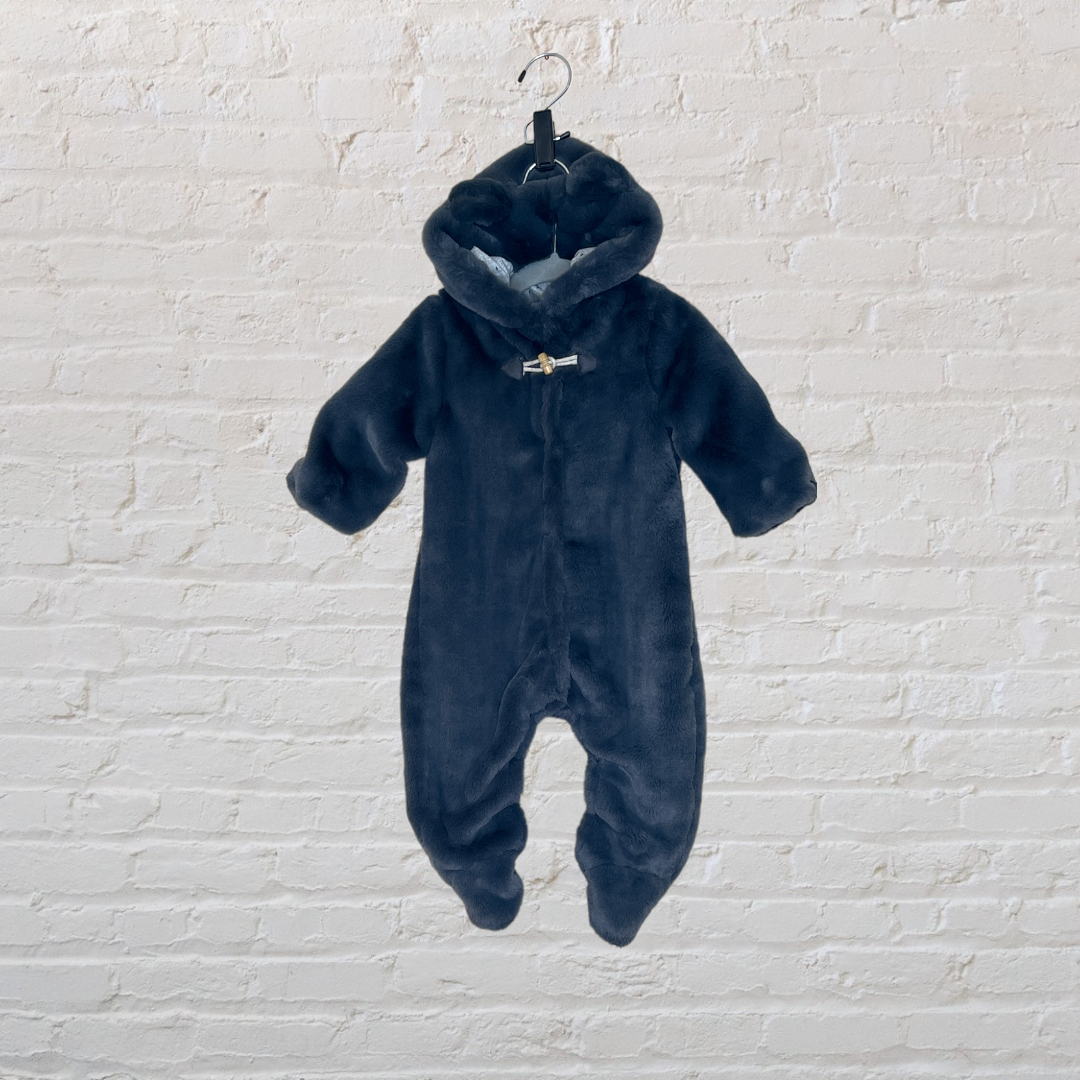 NEW! Zara Silky Soft Faux Fur Bunting Suit (6-9)