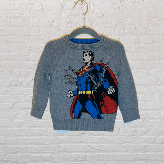 Gap x Junk Food Superman Knit Sweater (12-18)
