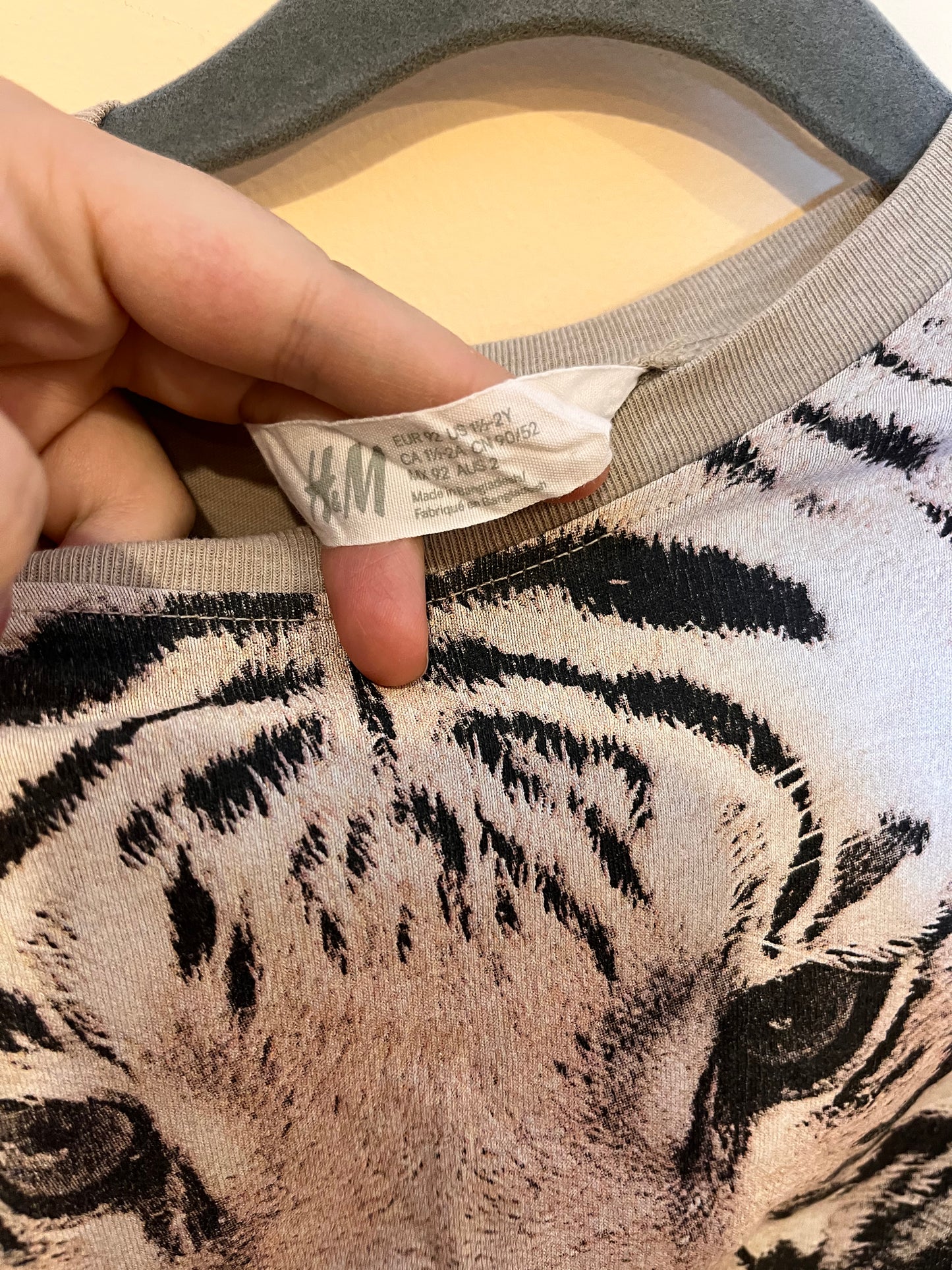 H&M Tiger T-Shirt (18-24)